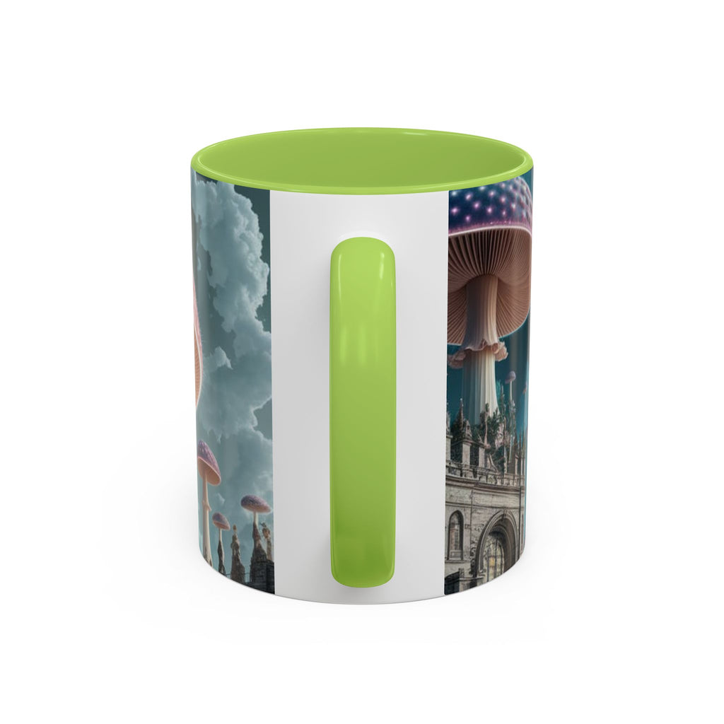 Mug: Mystical Glow Mushroom Coffee Mug — Psychedelic Fantasy Accent Mug