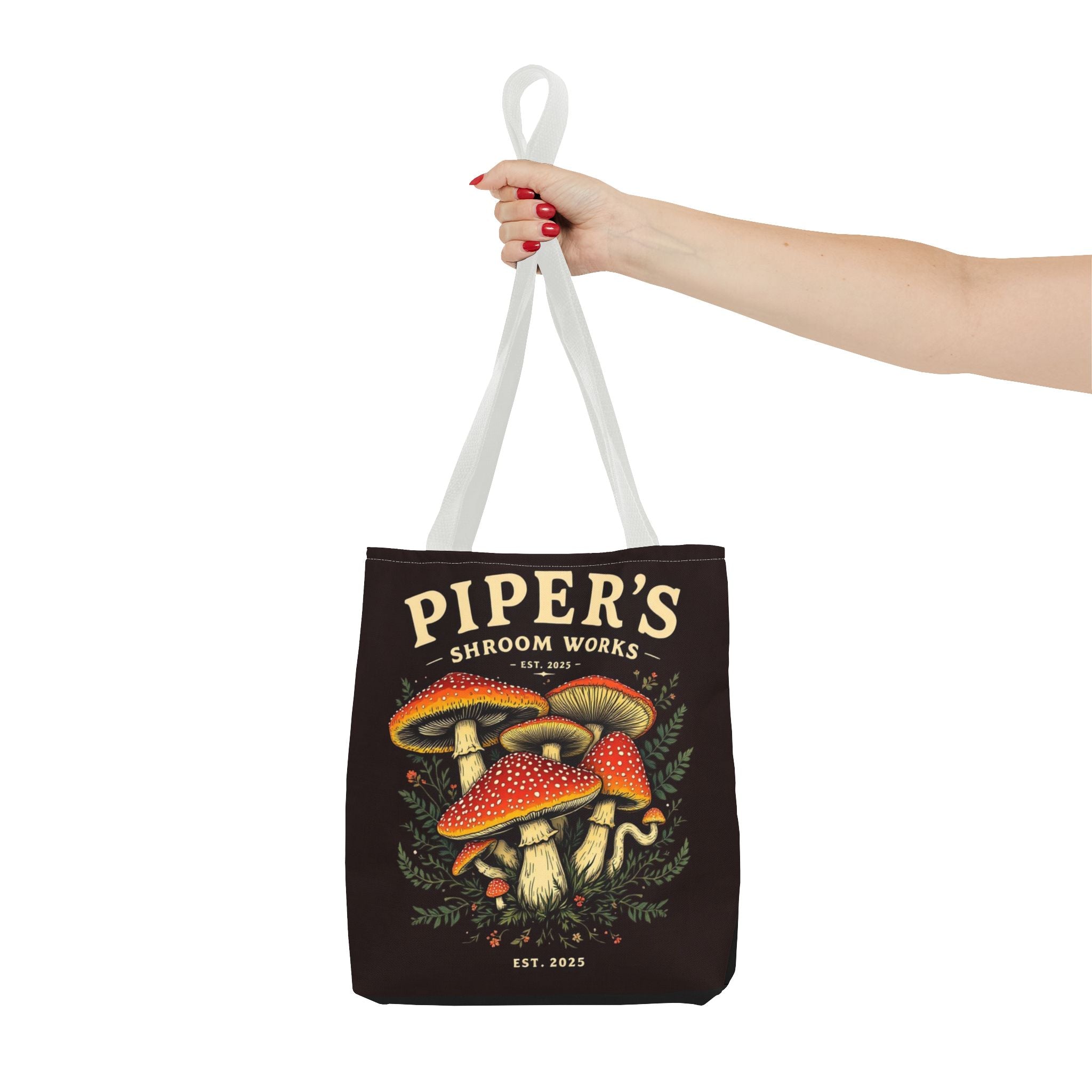 🍄 Piper’s Shroom Works Tote – Where Style Meets the Wild 🌿