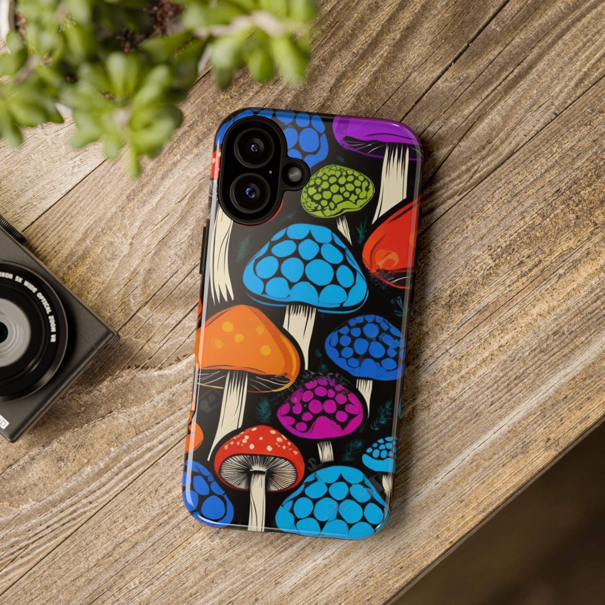 🍄 Shroom Pop iPhone Case – Protect Your Phone in Psychedelic Style 🌈📱