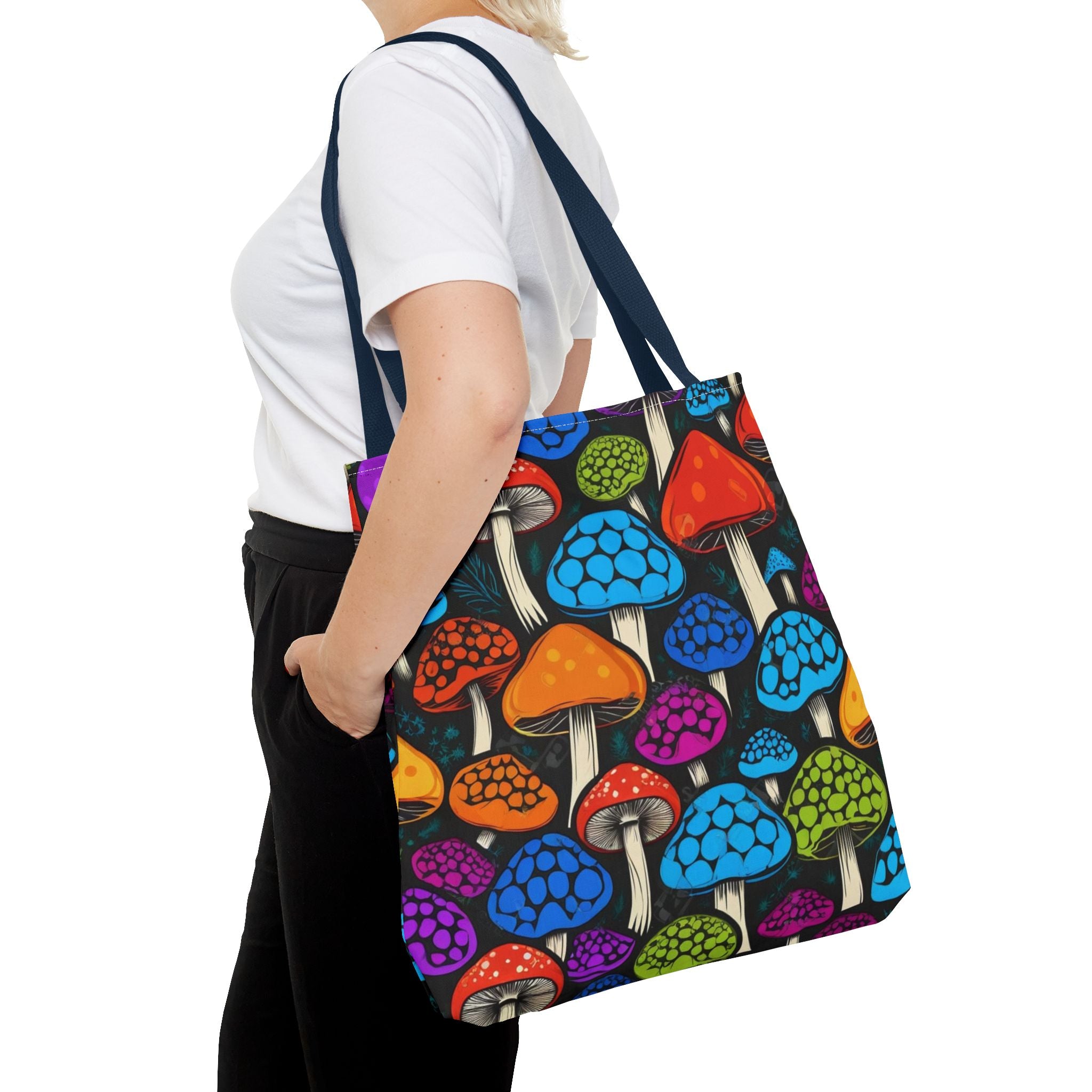 🌈 Color Pop Mushroom Tote – Carry Bold, Live Bright 🍄👜