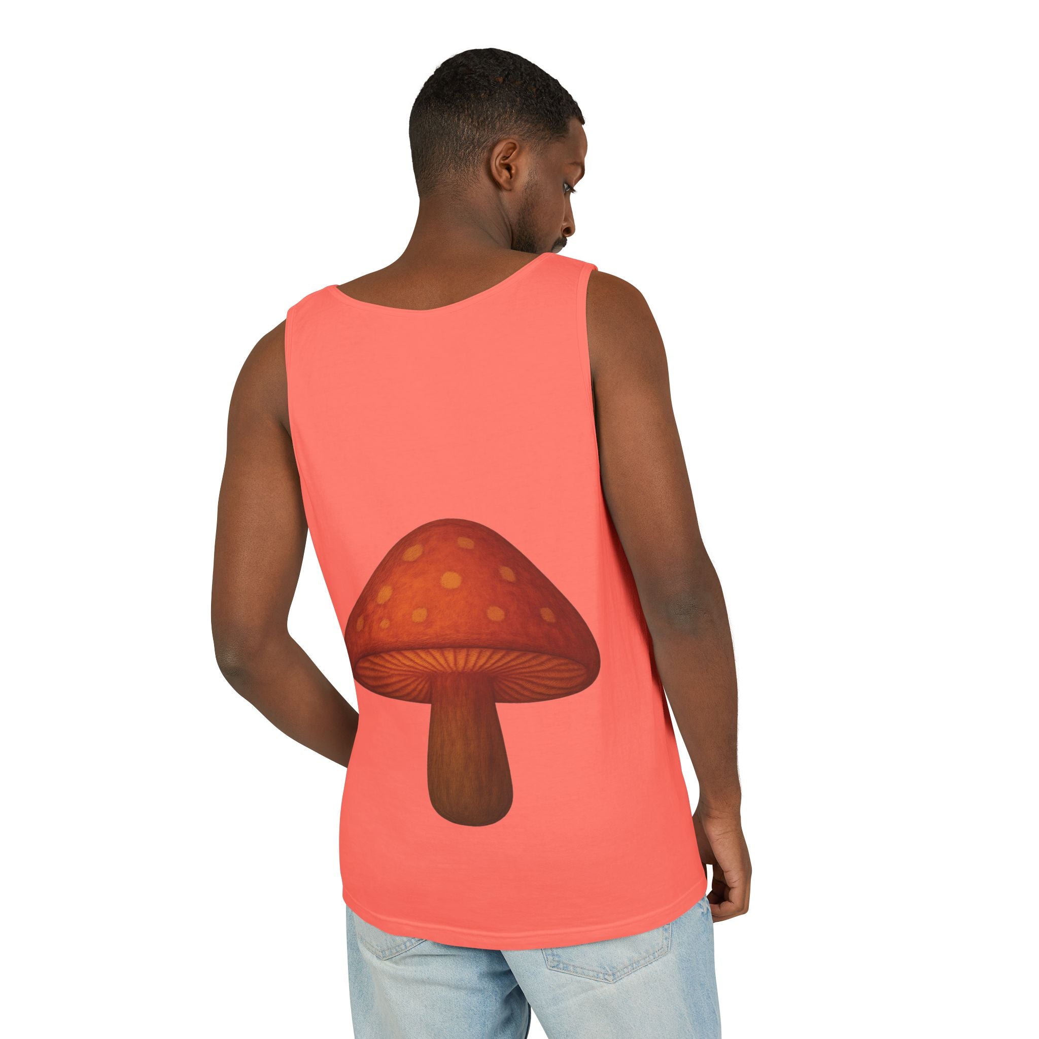 Portland Mushroom Tank Top — Vintage Forest Travel Graphic
