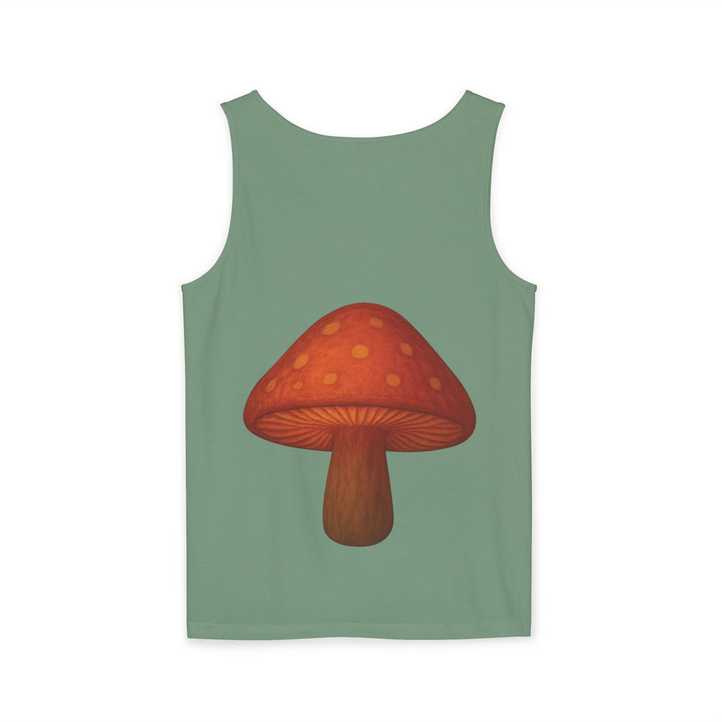 Portland Mushroom Tank Top — Vintage Forest Travel Graphic