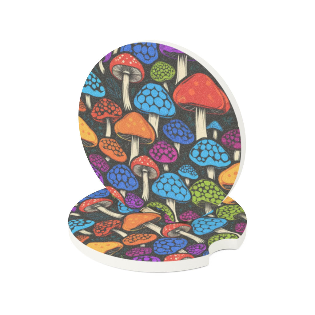 🍄 Fungi Fun Car Coasters 🌈