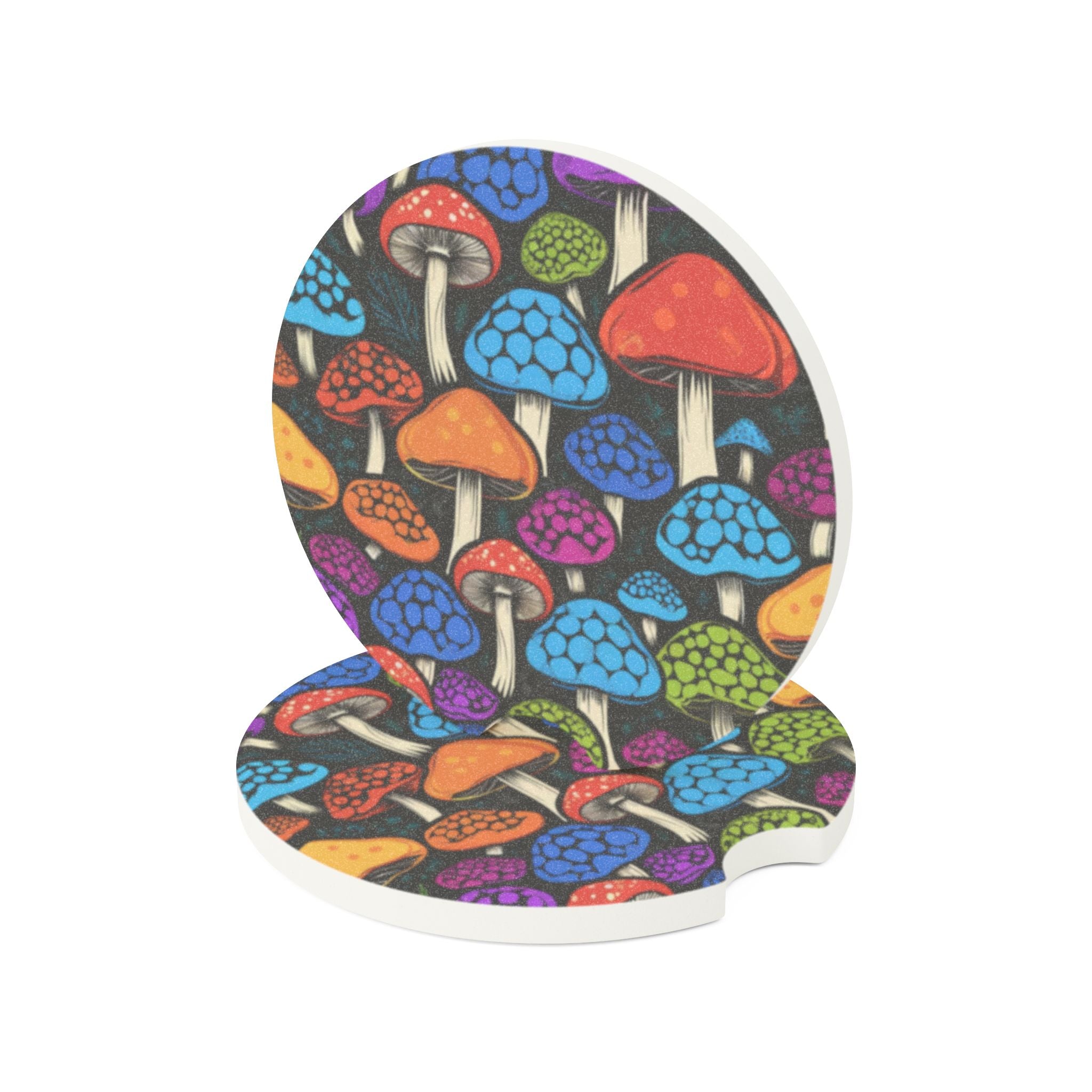 🍄 Fungi Fun Car Coasters 🌈