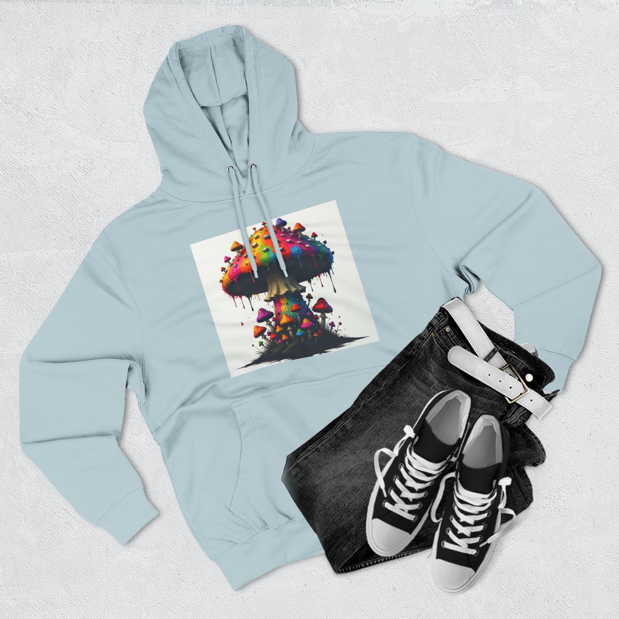 Shroom Works Hoodie — Colorful Psychedelic Mushroom Art Pullover