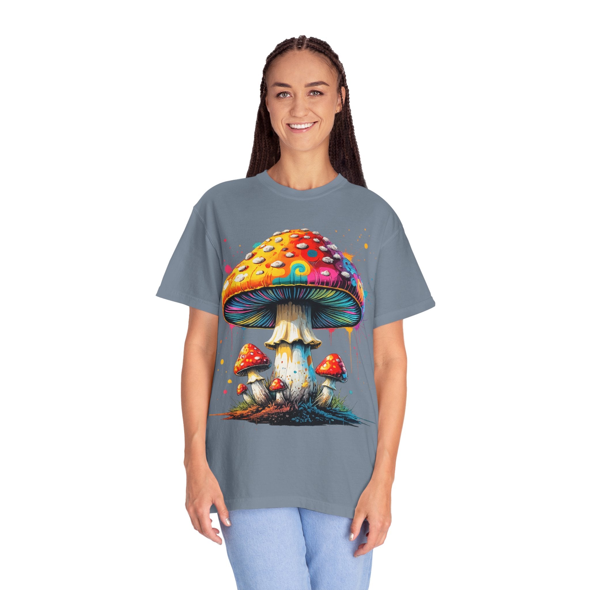 Lake Oswego Mushroom T-Shirt — Vintage Nature & Psychedelic Fungi Design