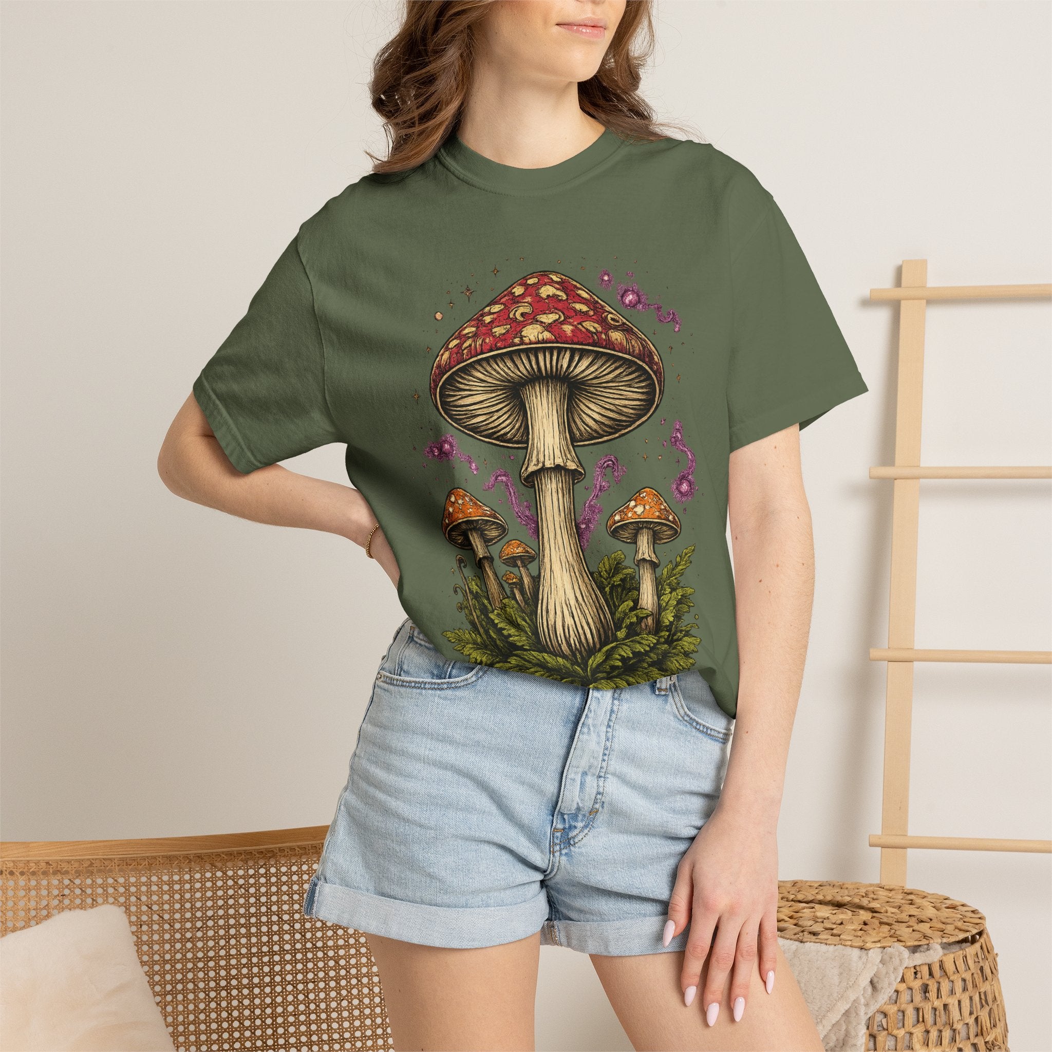 Mushroom Graphic T-Shirt