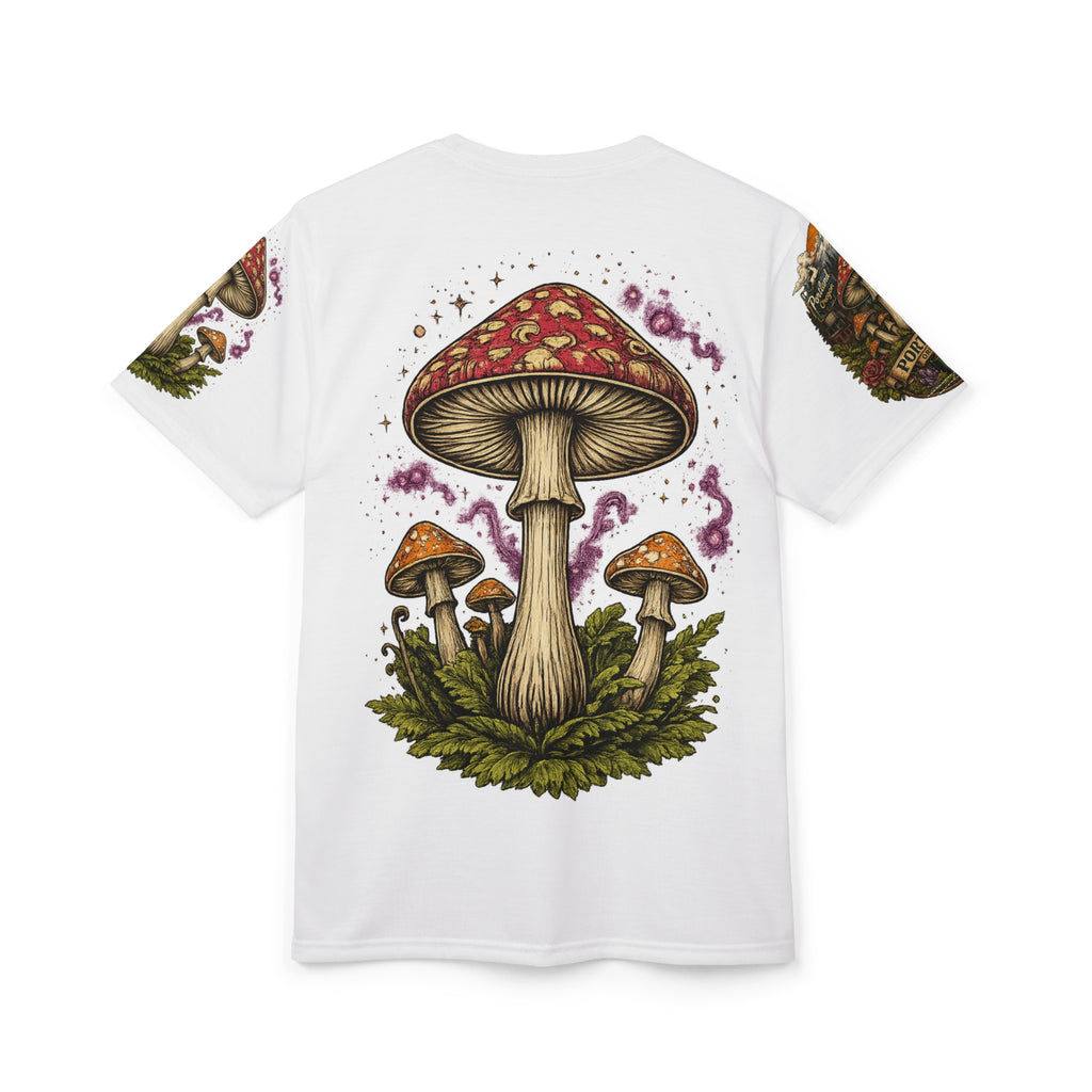 Portland Mushroom Scenic Tee — Portland Oregon Nature Graphic T-Shirt