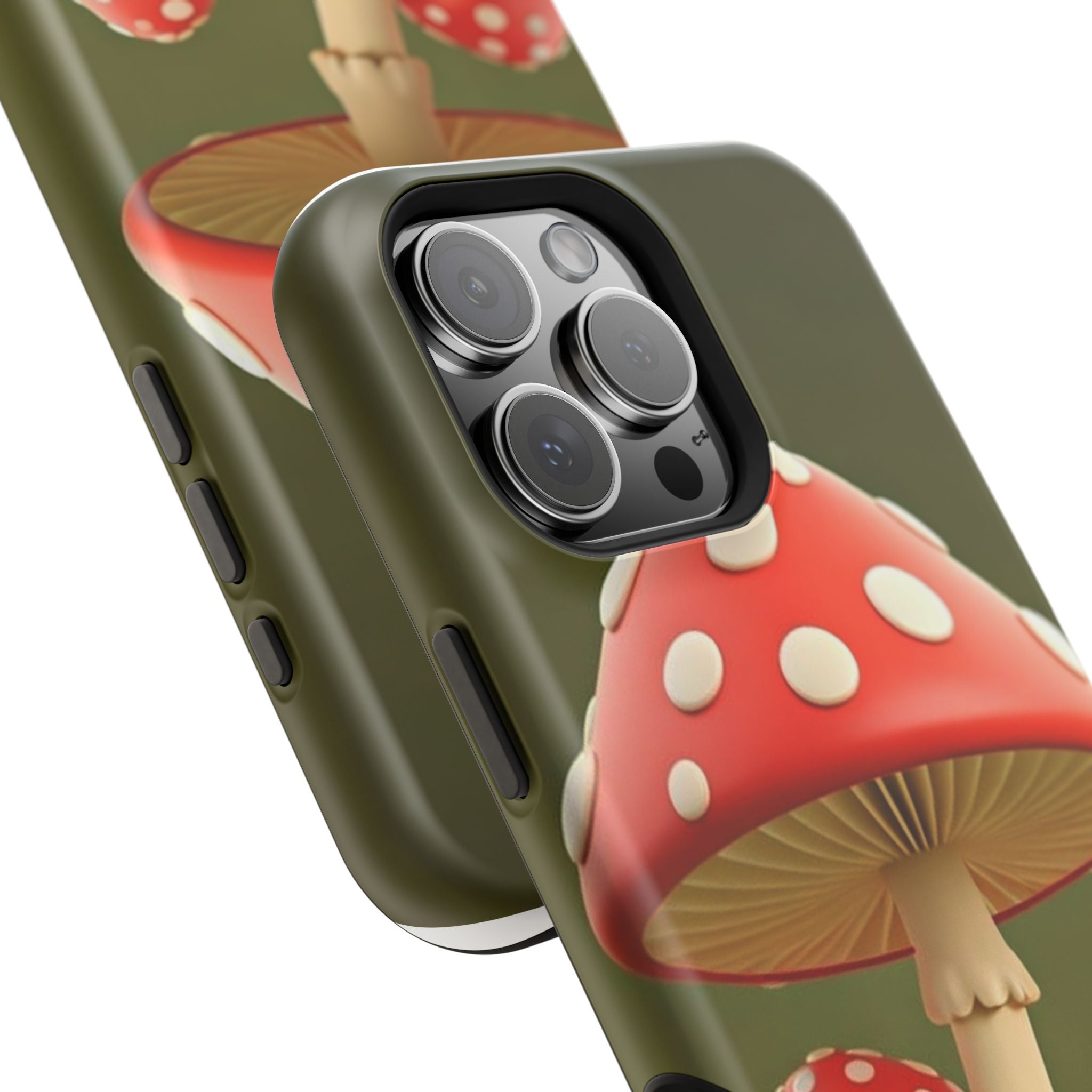 🍄🔥Golden Glow Mushroom Phone Case – Nature Meets Radiance" 🍄✨📱