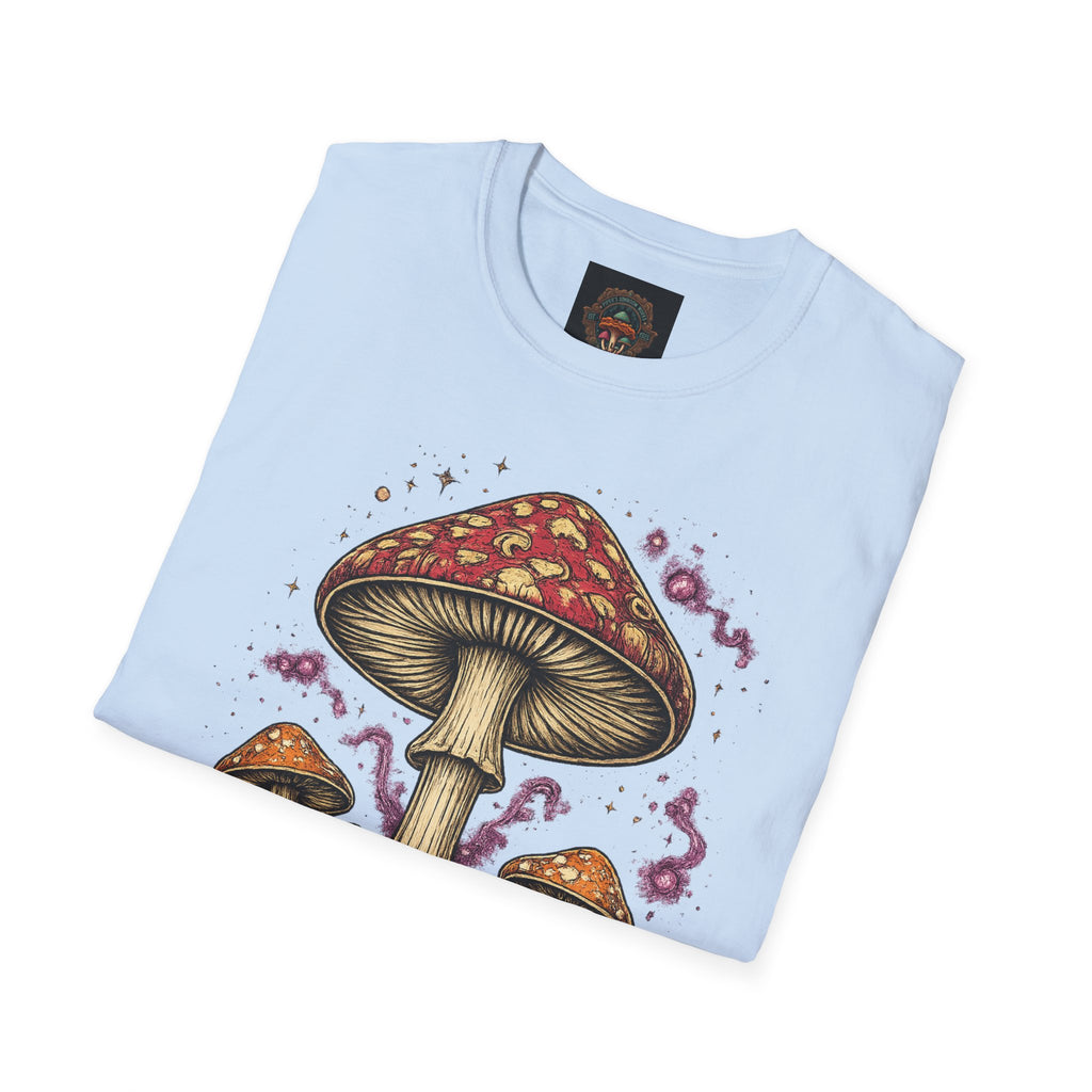 Mushroom Magic T-Shirt — Vintage Red Toadstool Illustration