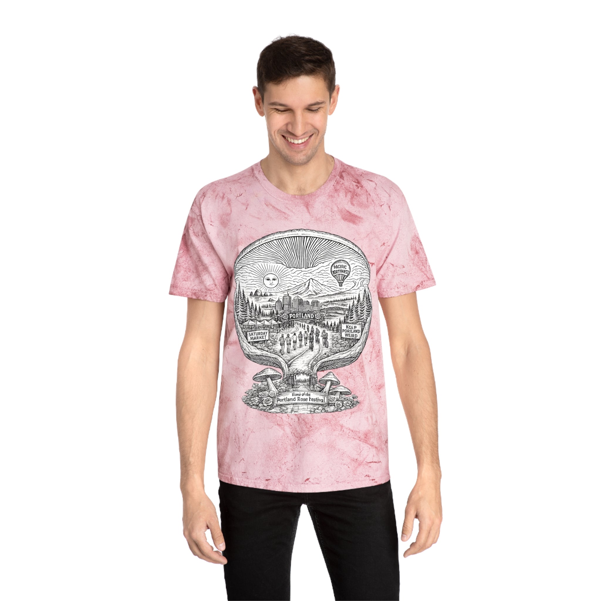 City: Portland Mushroom Adventure T‑Shirt
