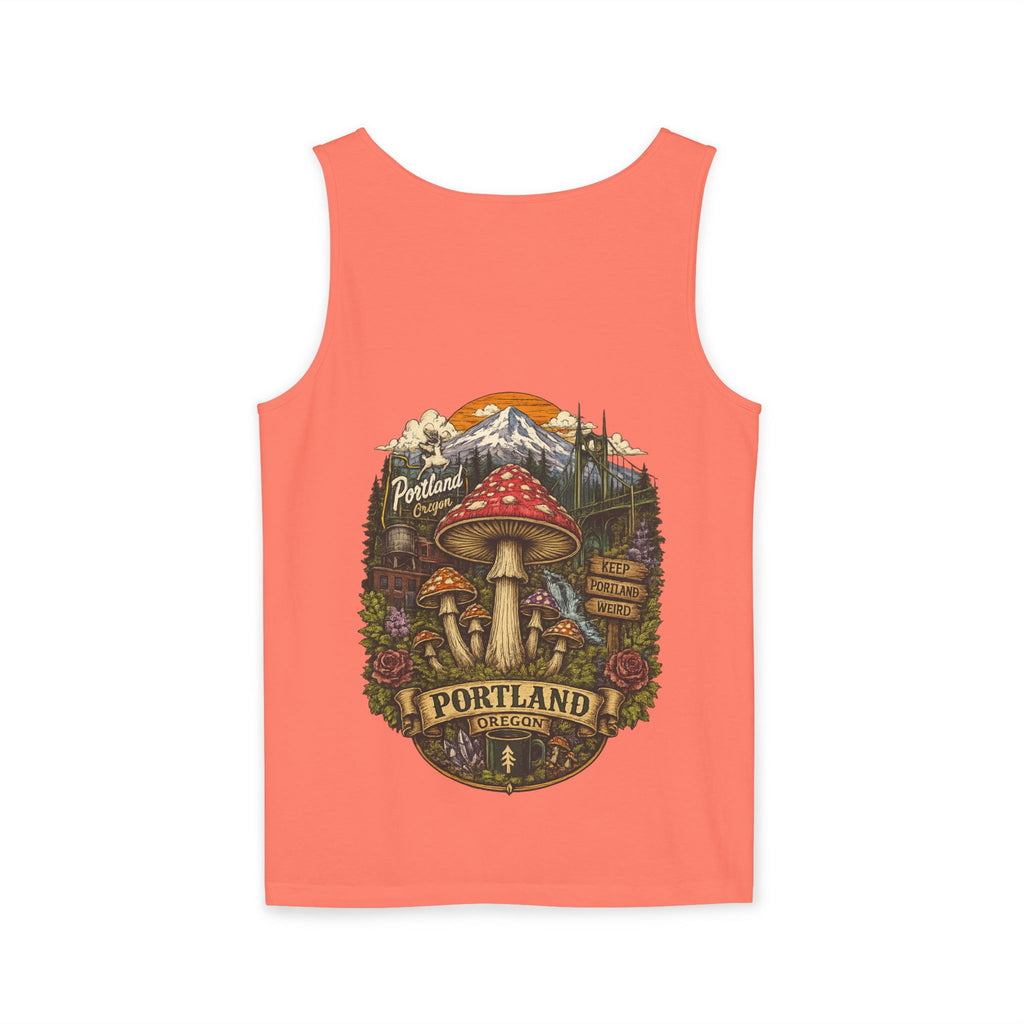 Mushroom Tank Top — Psychedelic & Portland Forest Graphic Tank