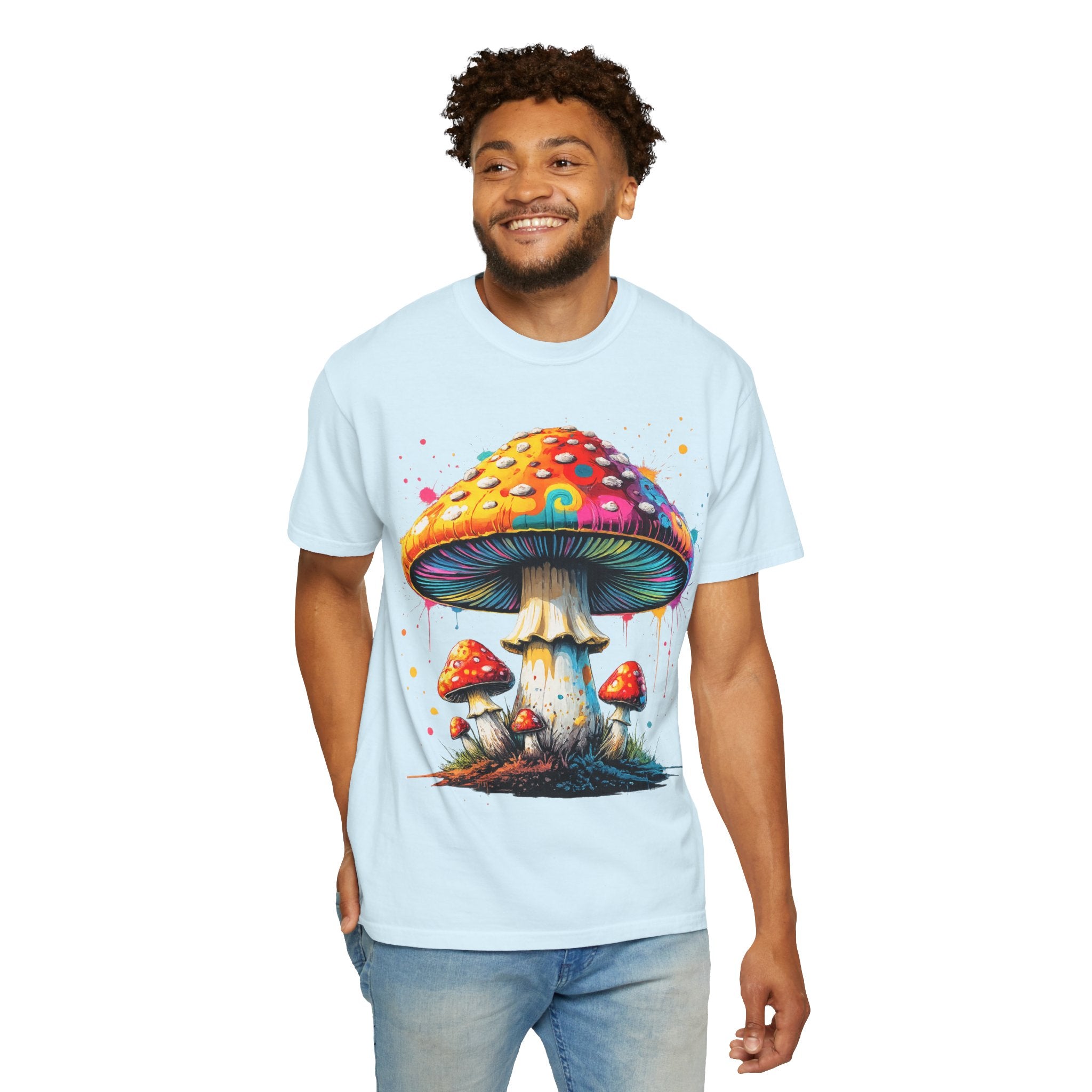 Lake Oswego Mushroom T-Shirt — Vintage Nature & Psychedelic Fungi Design