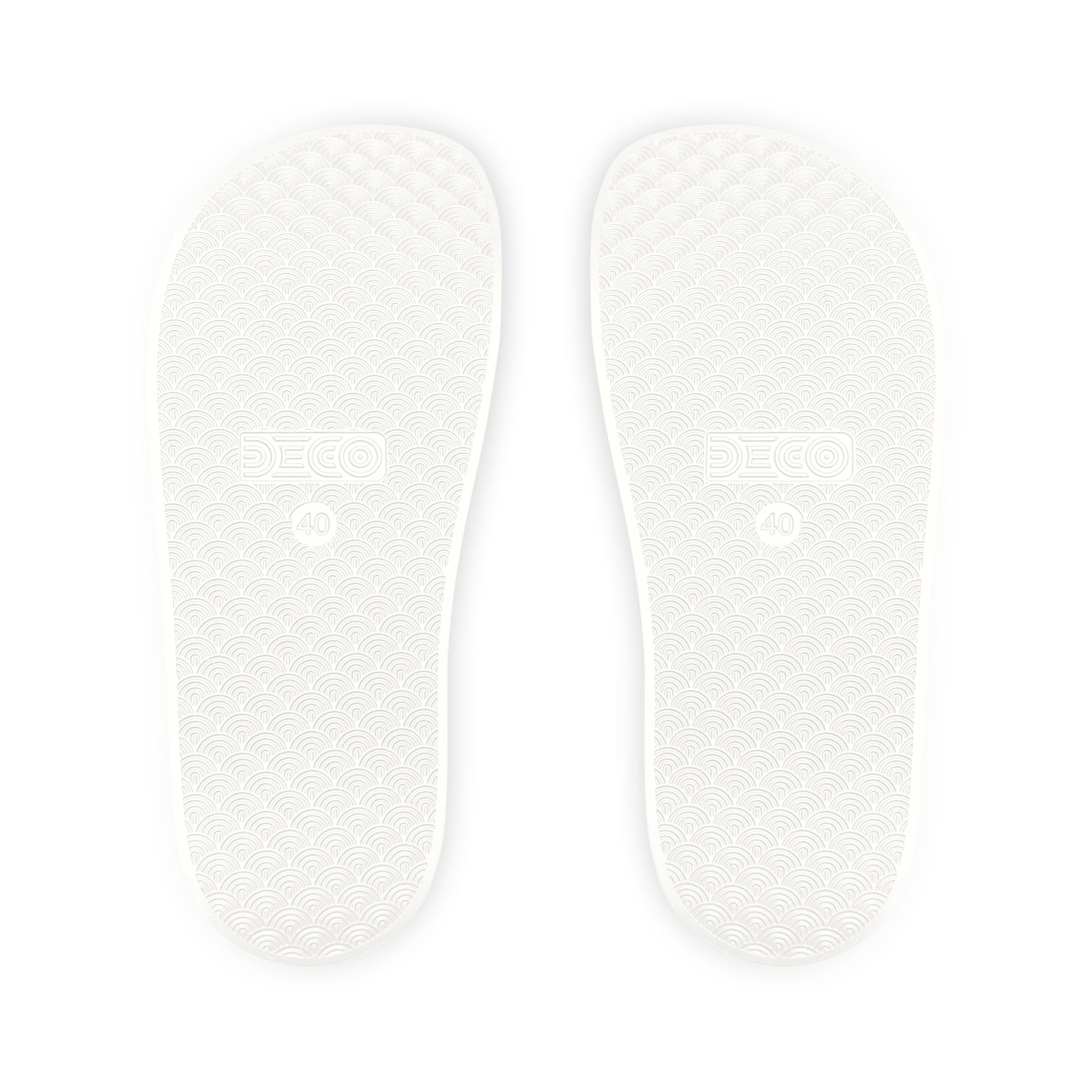 Men's Slide Sandals — Colorful Gradient Skull Pattern Removable-Strap Slides