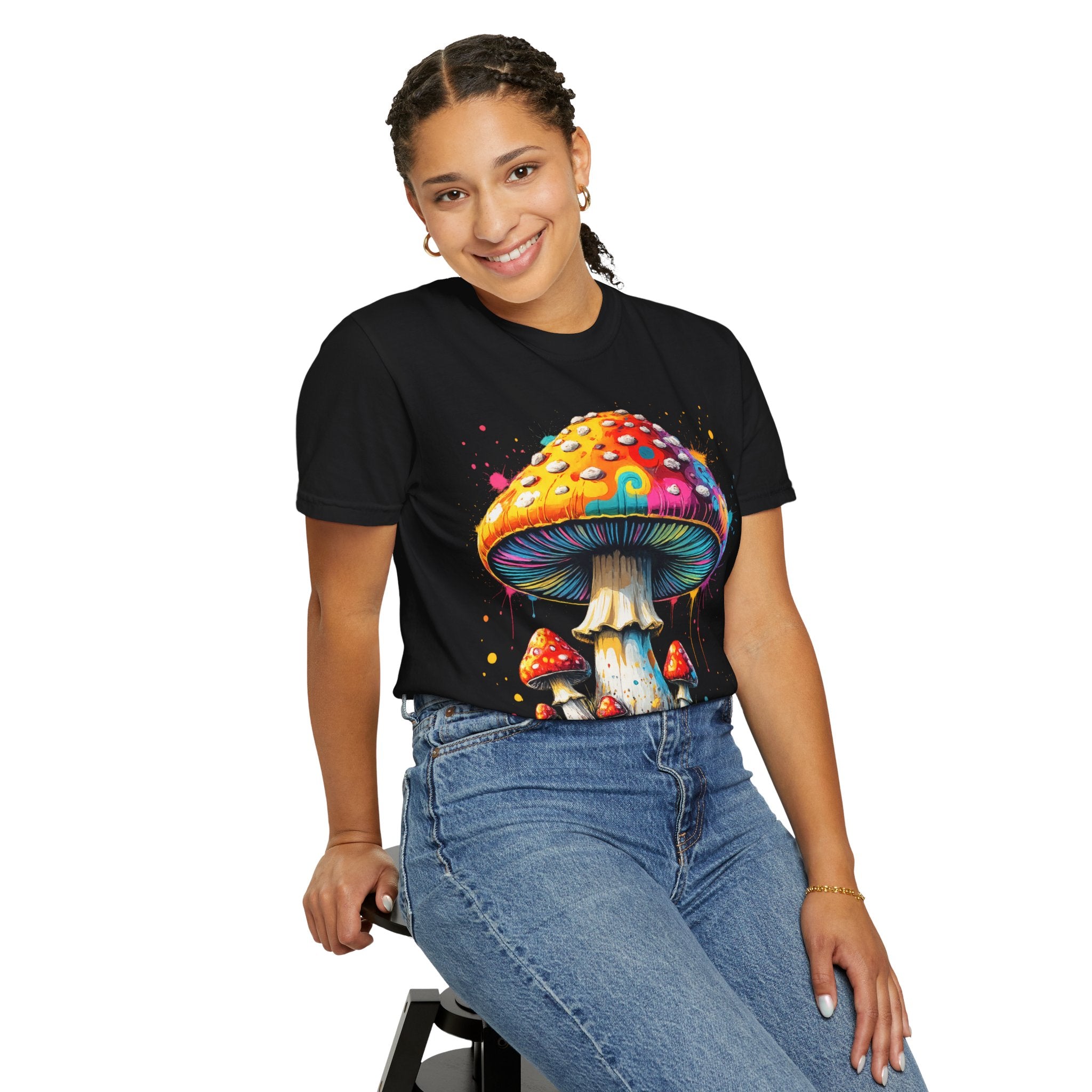 Lake Oswego Mushroom T-Shirt — Vintage Nature & Psychedelic Fungi Design