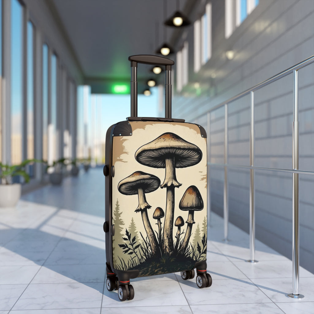 Suitcase: Mushroom Forest Suitcase – Botanical Travel Carry-On