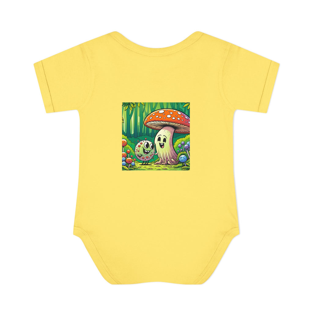 🍄👶 “Forest Friends” Baby Bodysuit