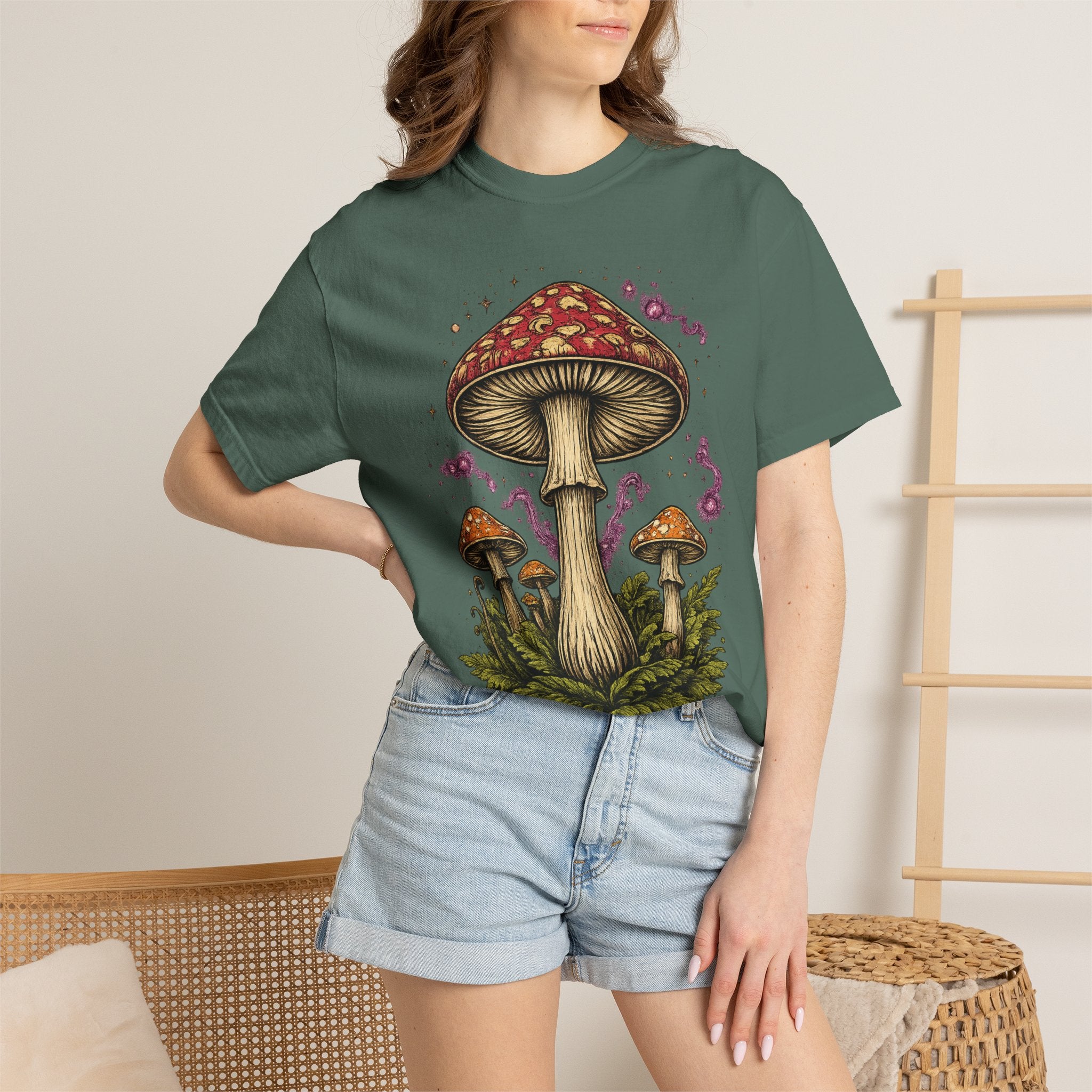 Mushroom Graphic T-Shirt