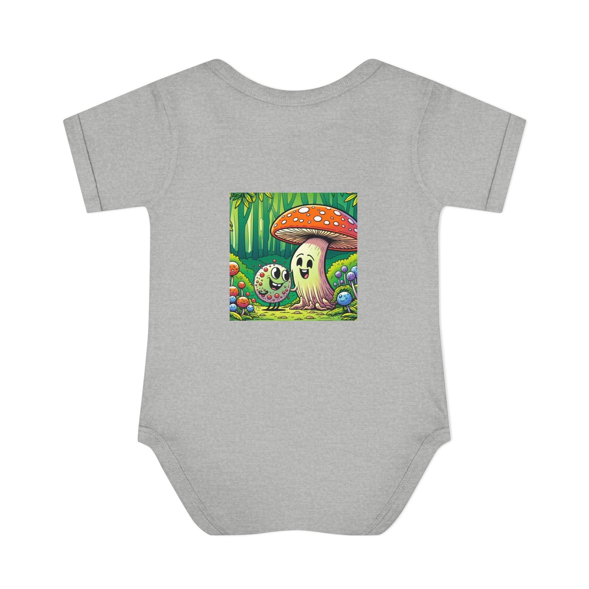 🍄👶 “Forest Friends” Baby Bodysuit