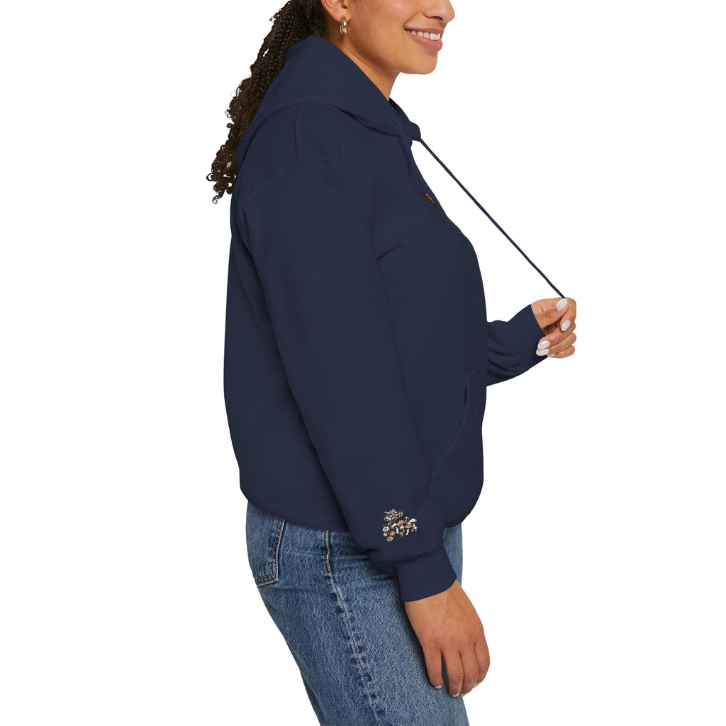 Mushroom Grove Hoodie – Whimsical Autumn Forest Mushroom Sweatshirt