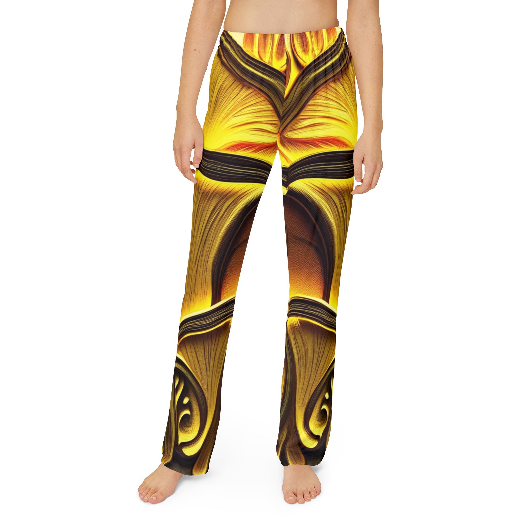 🍄 Golden Glow Shroom Lounge Pants 🌟