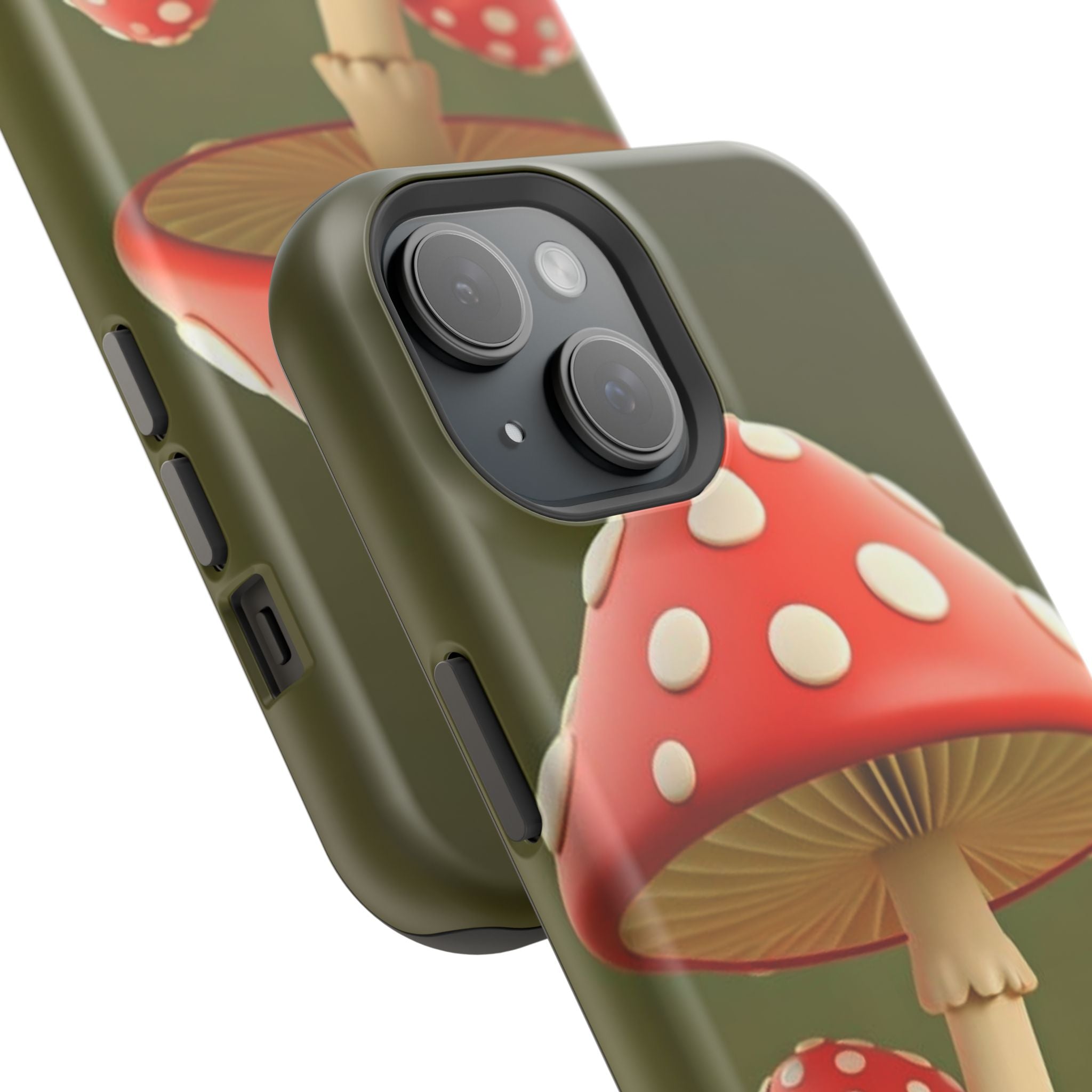 🍄🔥Golden Glow Mushroom Phone Case – Nature Meets Radiance" 🍄✨📱