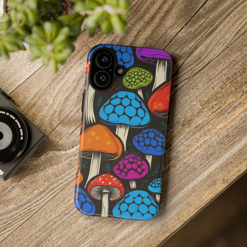 🍄 Shroom Pop iPhone Case – Protect Your Phone in Psychedelic Style 🌈📱