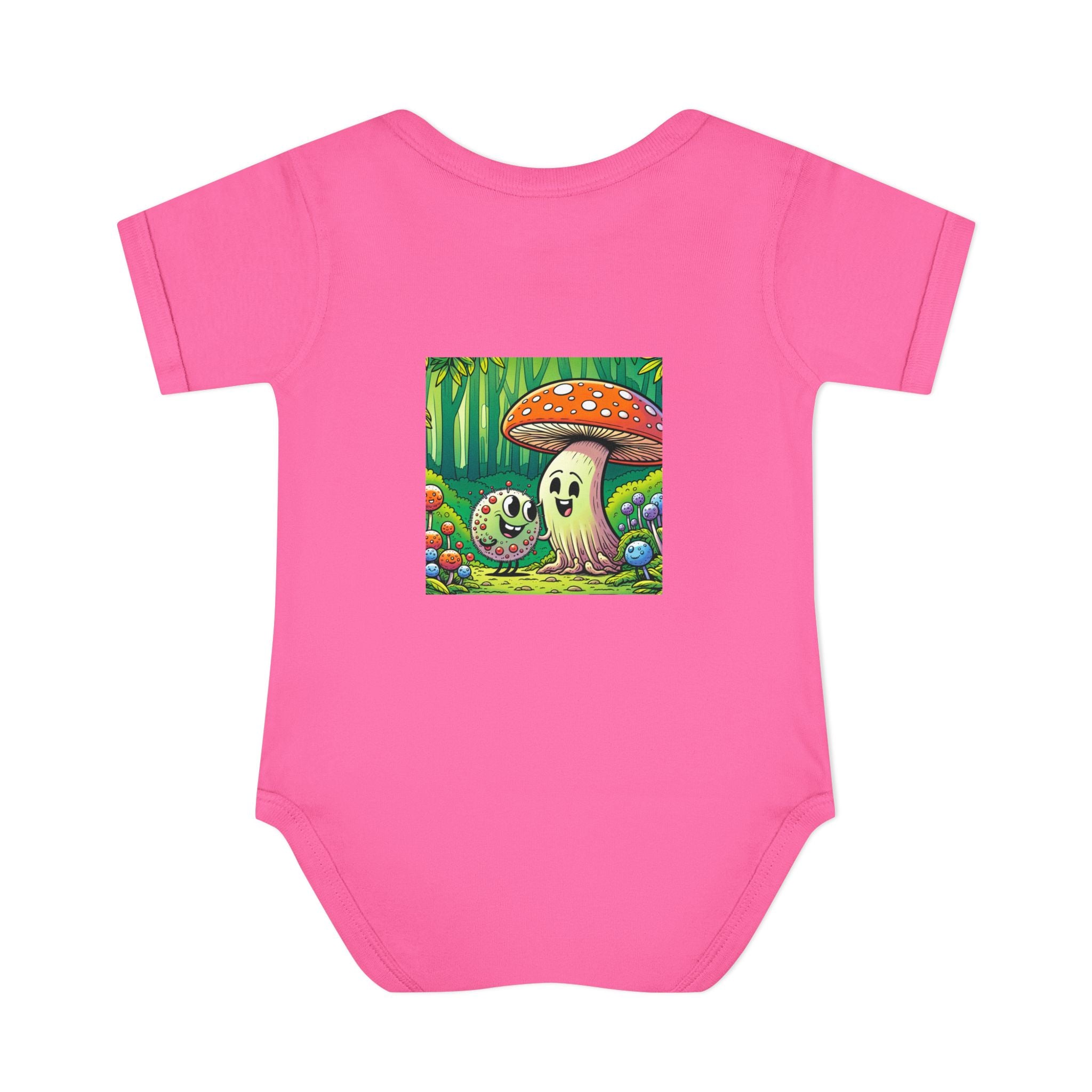 🍄👶 “Forest Friends” Baby Bodysuit