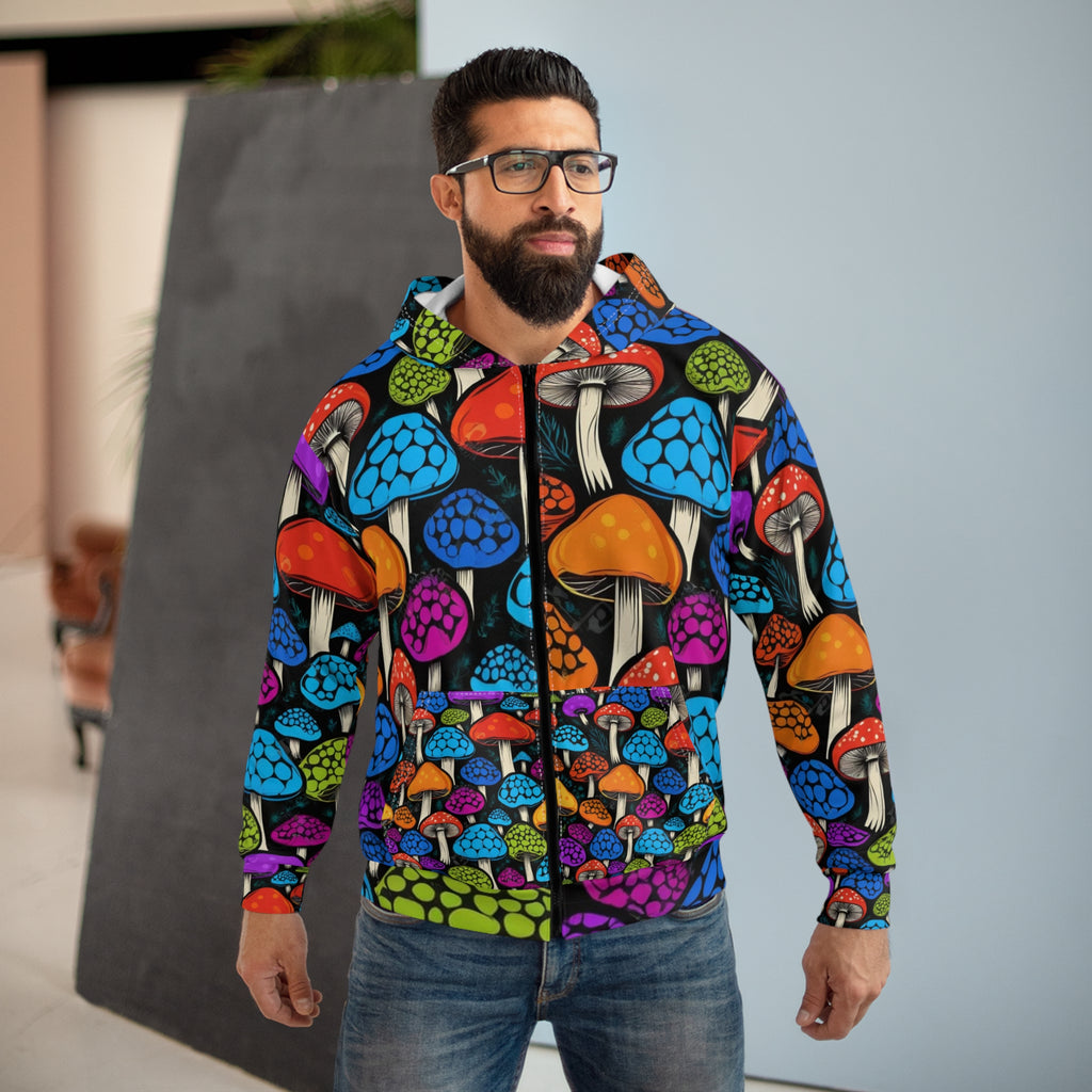 Spore Pop Zip Hoodie Unisex Zip Hoodie
