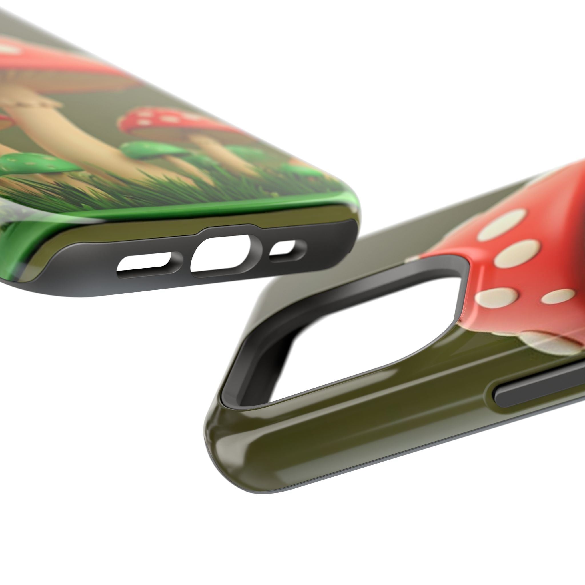 🍄🔥Golden Glow Mushroom Phone Case – Nature Meets Radiance" 🍄✨📱