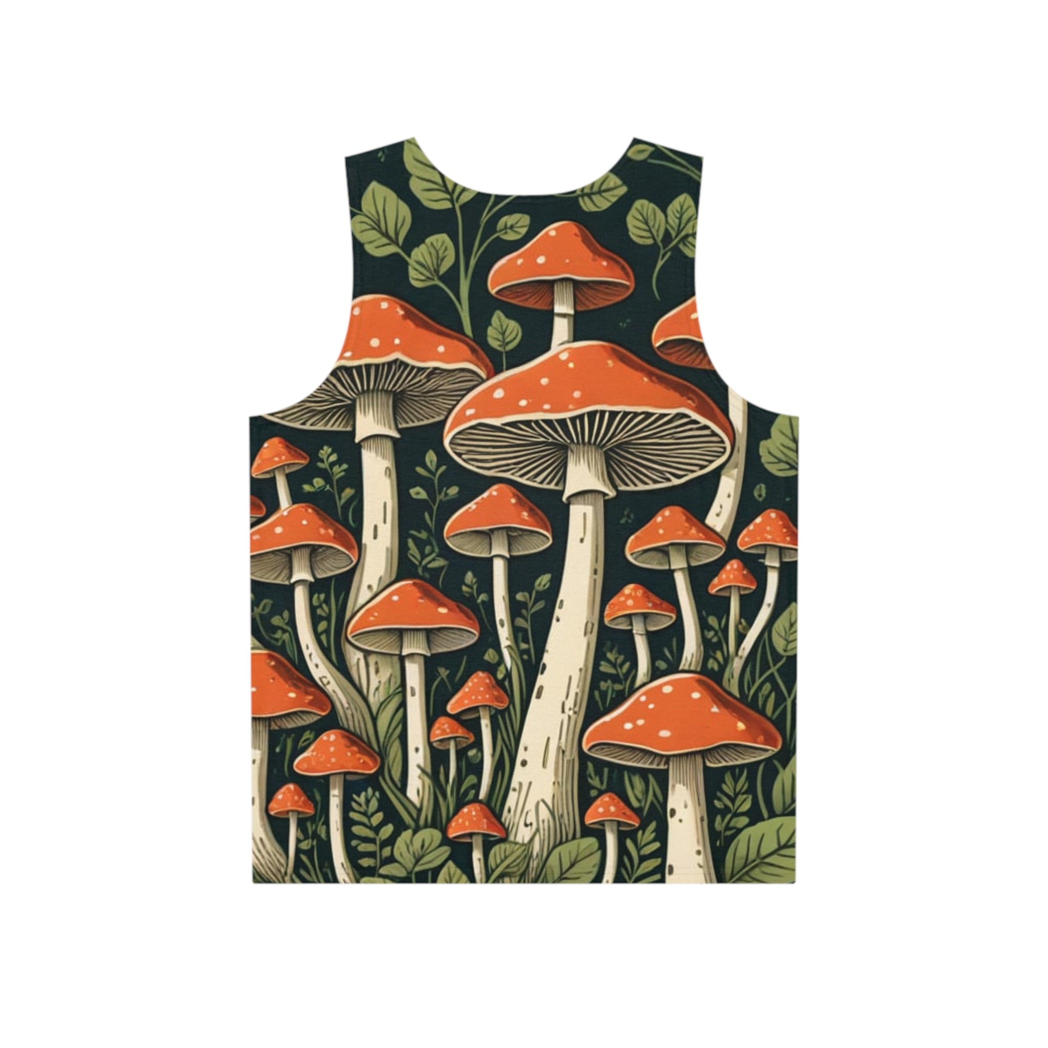 🍄 “Forest Flex” All-Over Mushroom Tank 🌿