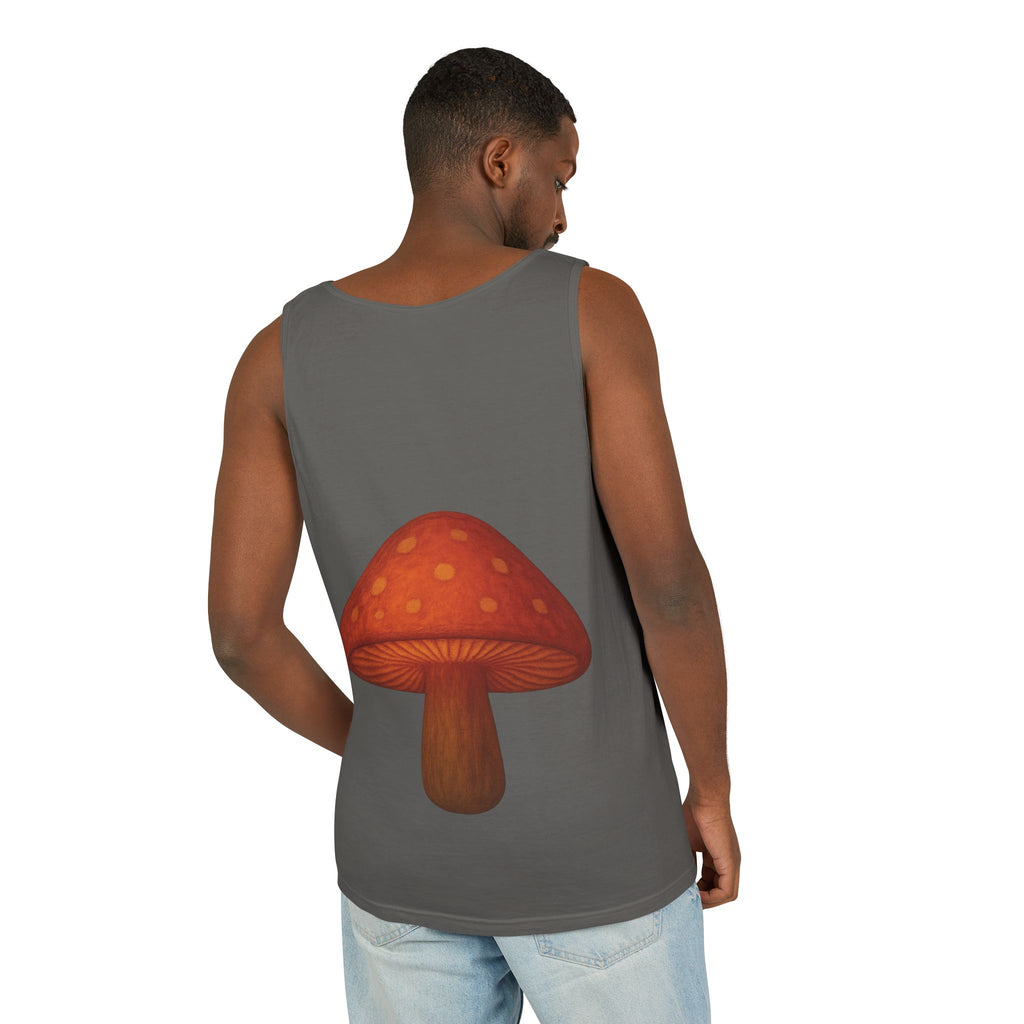 Portland Mushroom Tank Top — Vintage Forest Travel Graphic