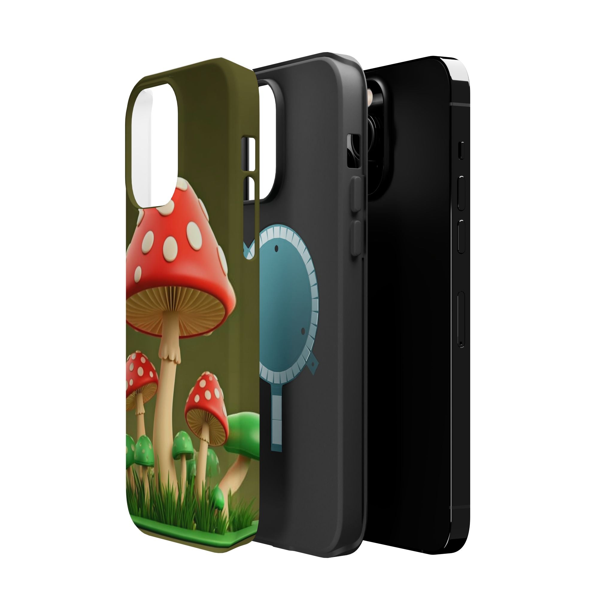 🍄🔥Golden Glow Mushroom Phone Case – Nature Meets Radiance" 🍄✨📱