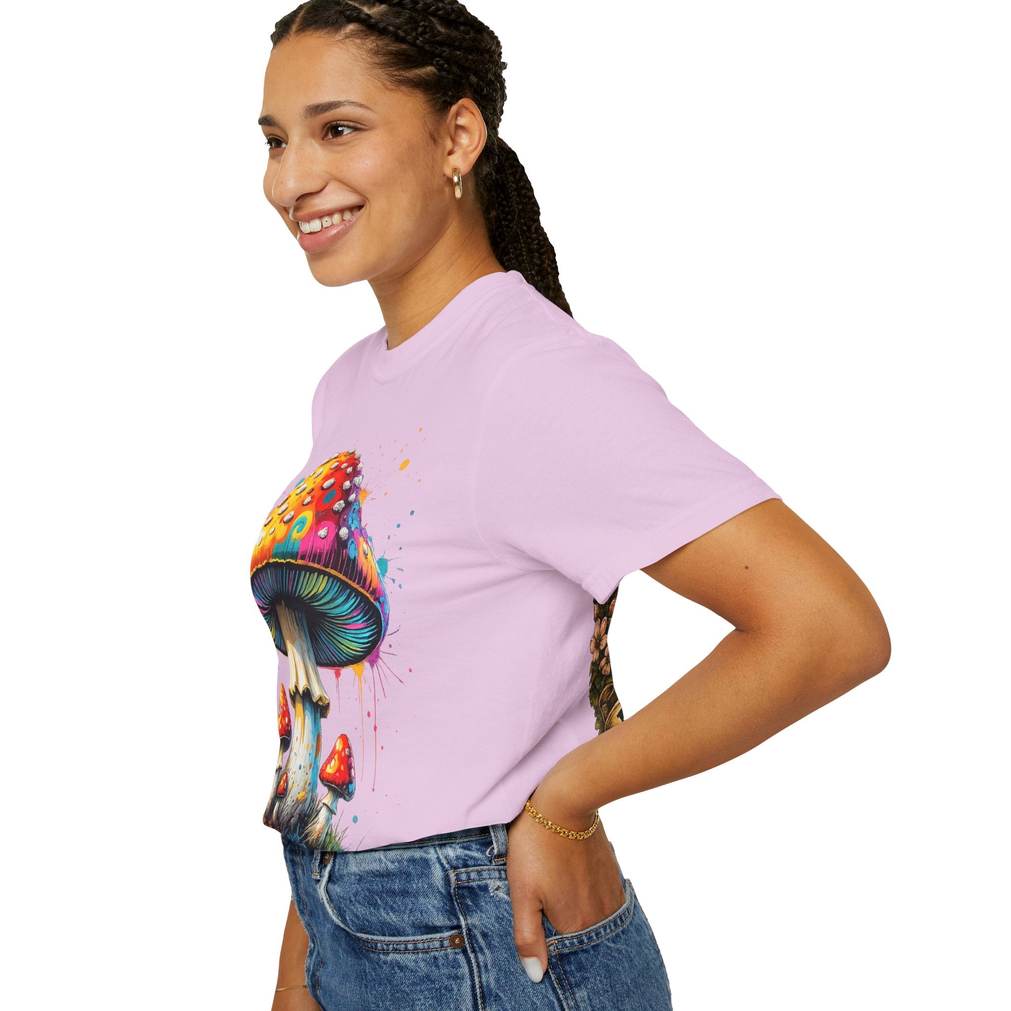 Lake Oswego Mushroom T-Shirt — Vintage Nature & Psychedelic Fungi Design