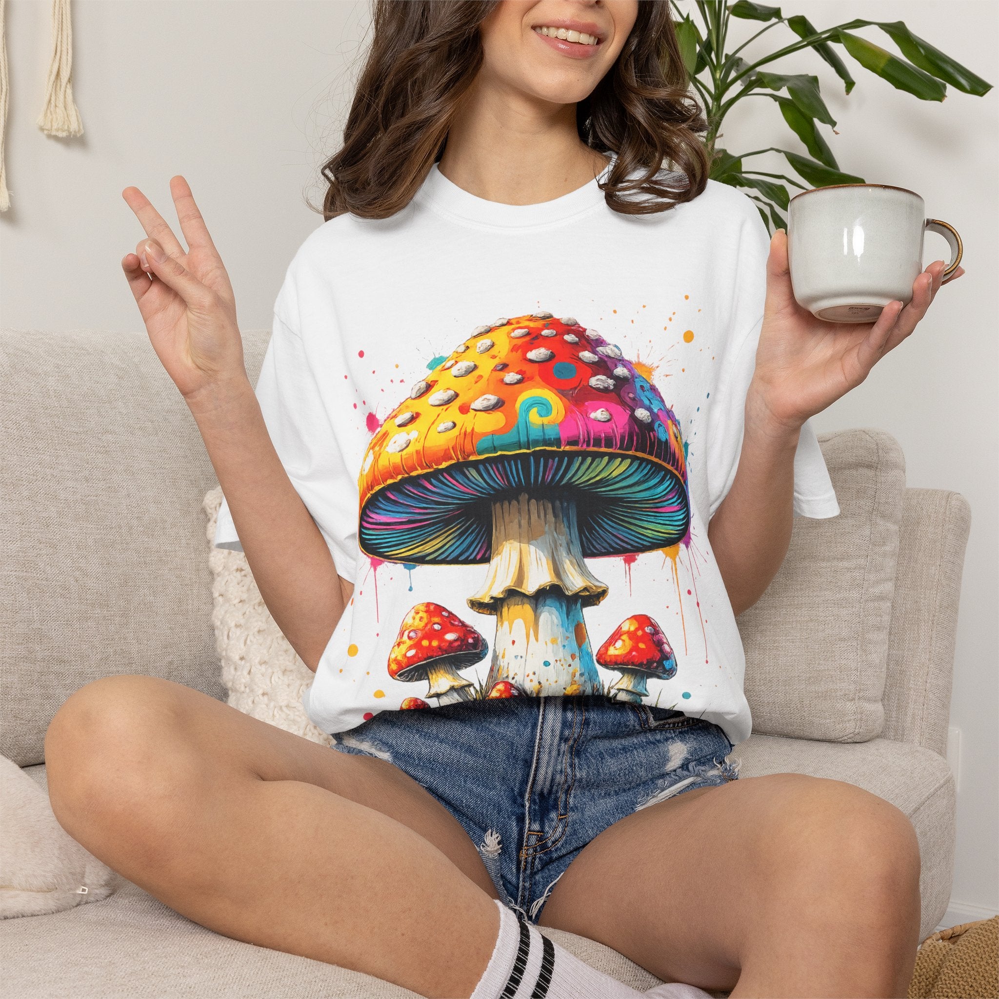Lake Oswego Mushroom T-Shirt — Vintage Nature & Psychedelic Fungi Design