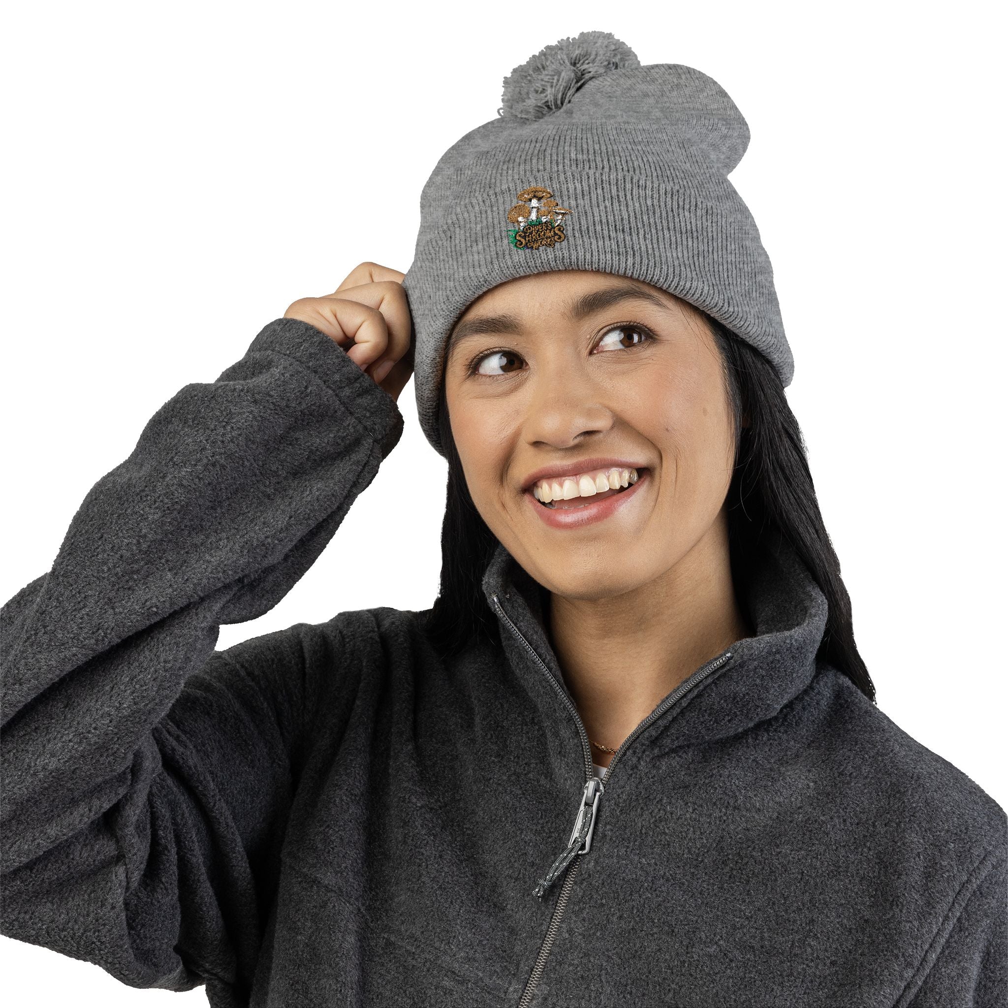 ❄️ Piper’s Pom-Pom Beanie – Cozy Cap❄️ Edition (Embroidery)