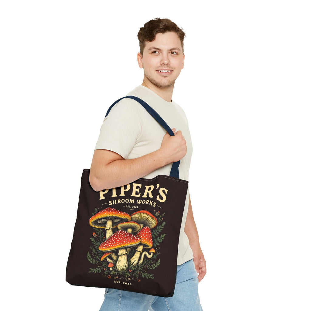 🍄 Piper’s Shroom Works Tote – Where Style Meets the Wild 🌿