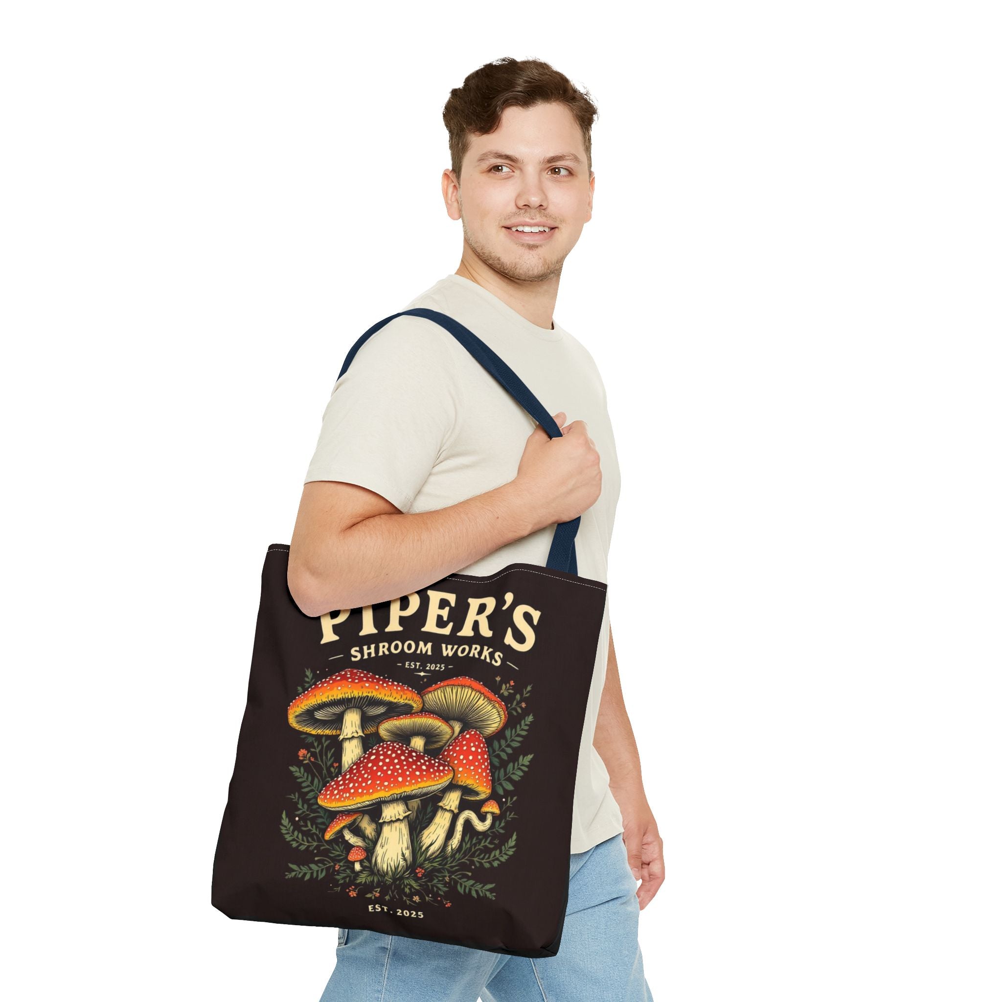 🍄 Piper’s Shroom Works Tote – Where Style Meets the Wild 🌿