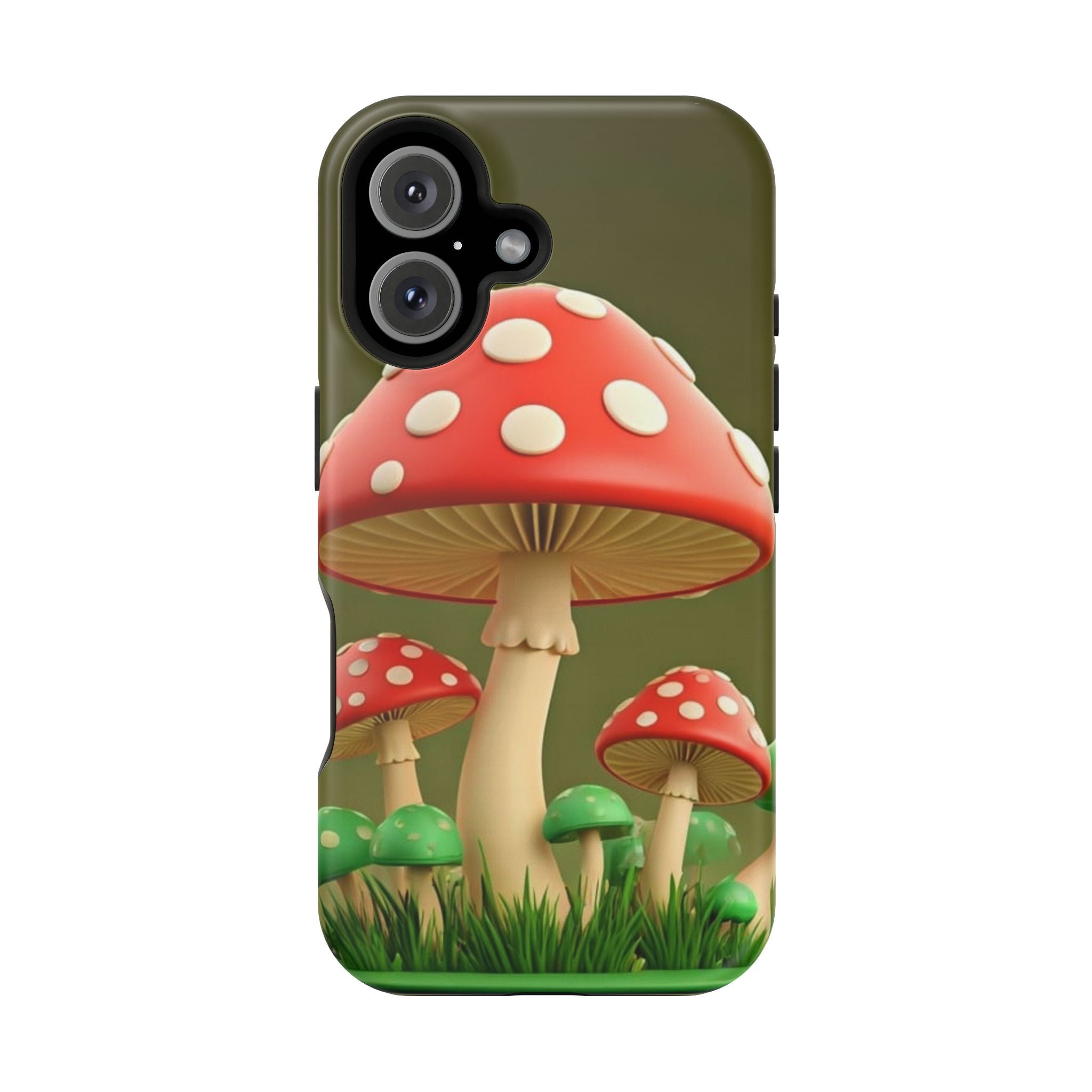 🍄🔥Golden Glow Mushroom Phone Case – Nature Meets Radiance" 🍄✨📱