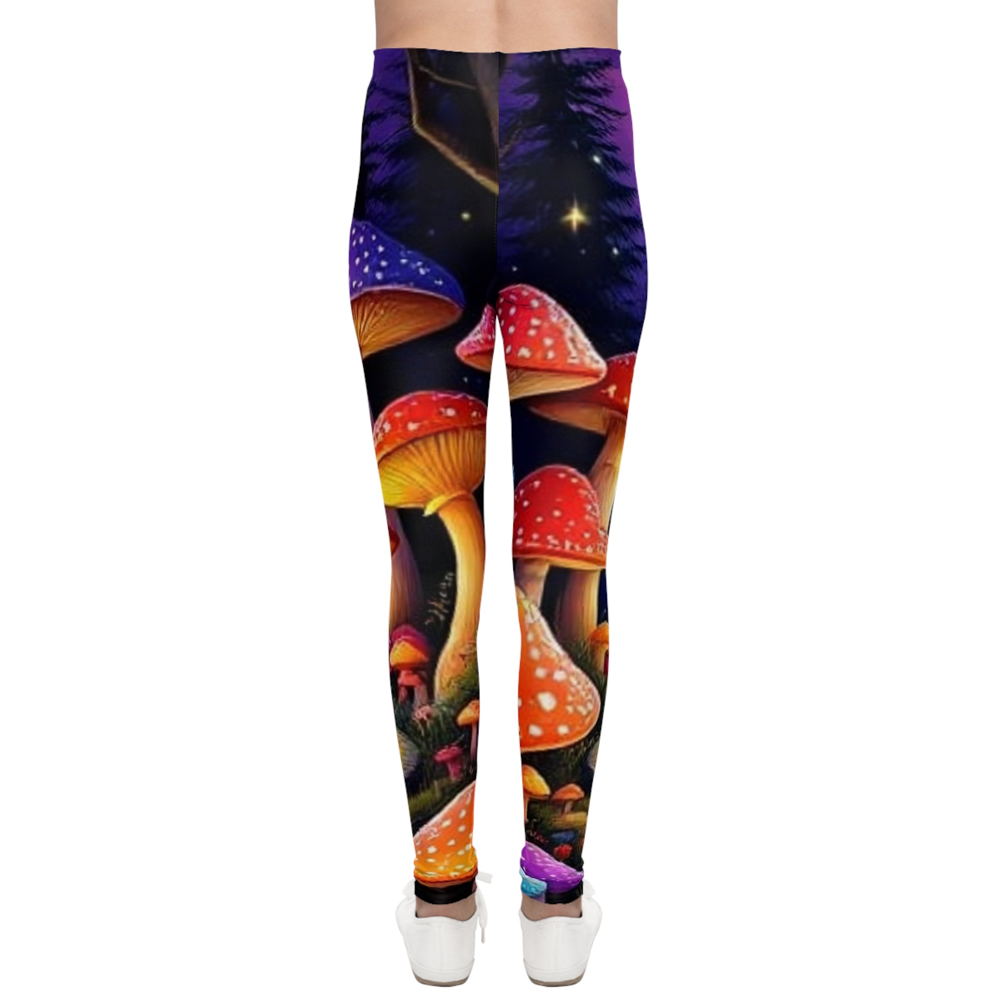 🍄 Into the Mushroom Grove – Kids’ Magical Forest Leggings