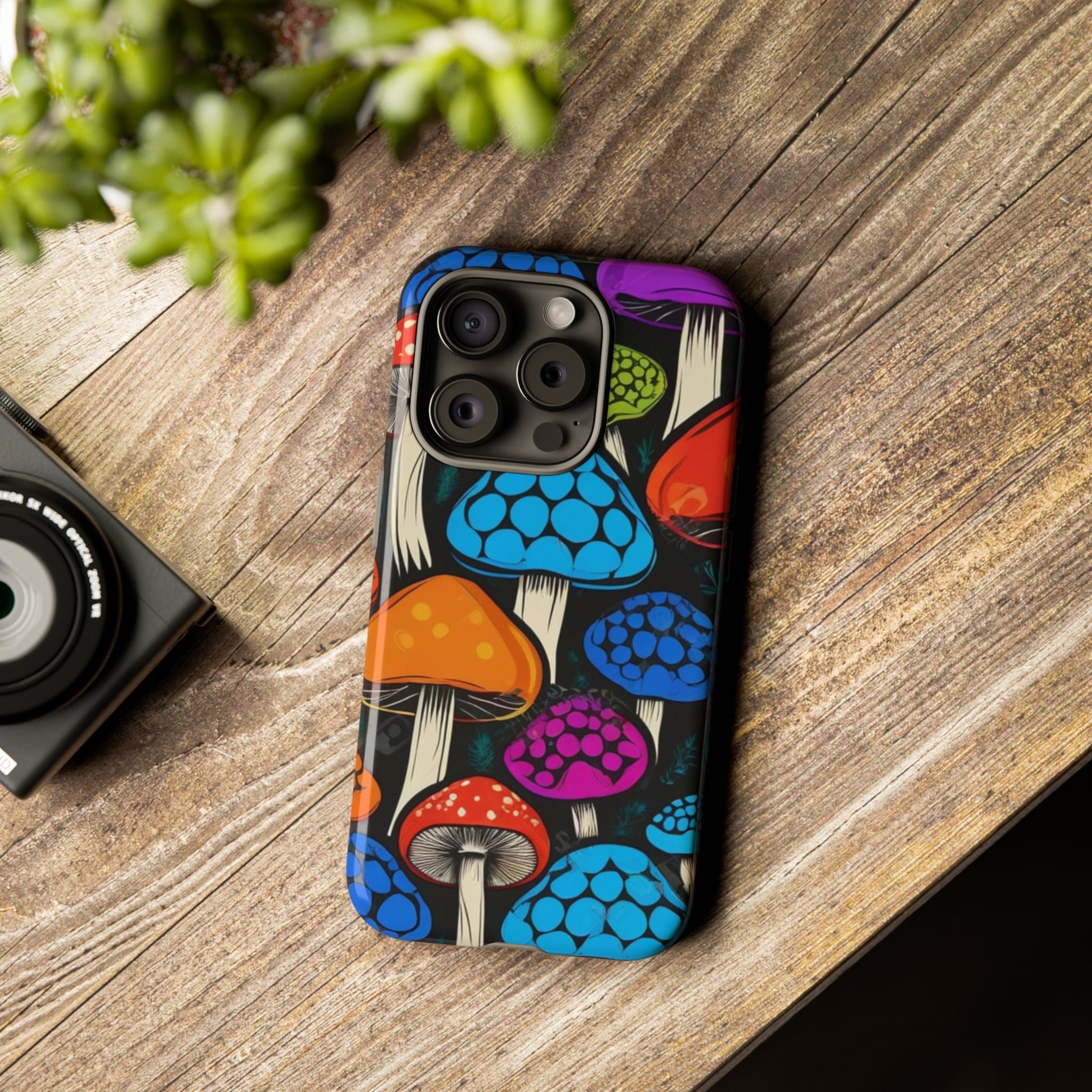 🍄 Shroom Pop iPhone Case – Protect Your Phone in Psychedelic Style 🌈📱