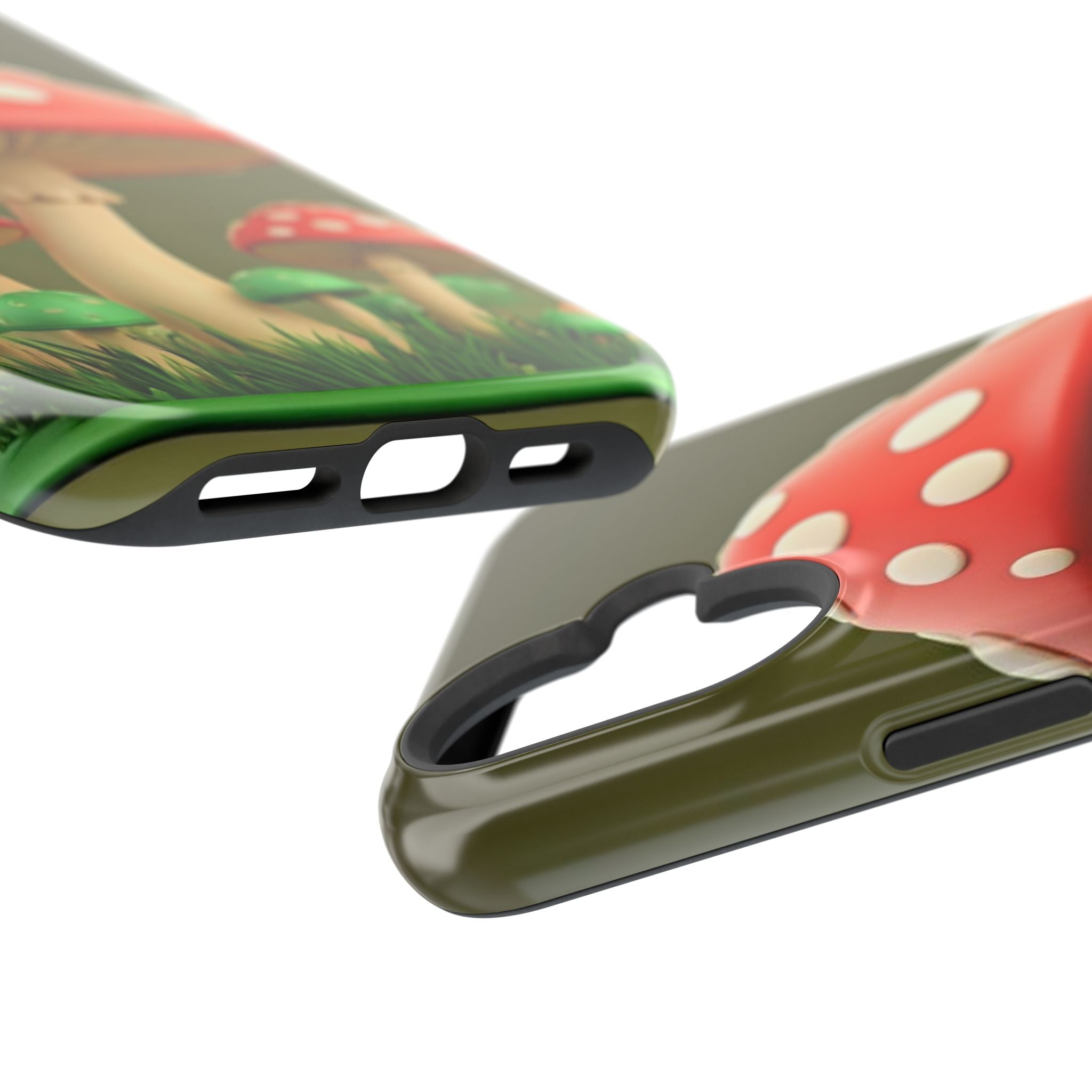 🍄🔥Golden Glow Mushroom Phone Case – Nature Meets Radiance" 🍄✨📱