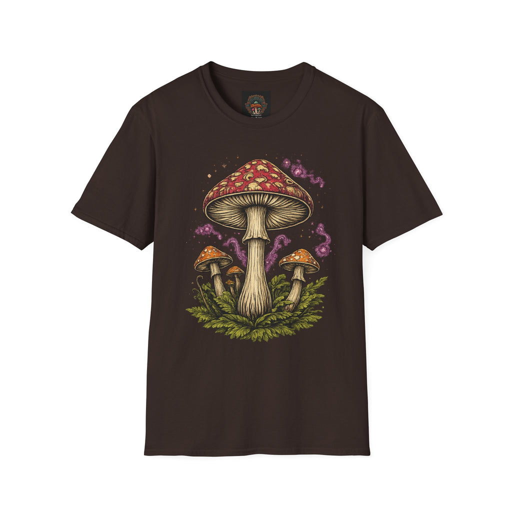 Mushroom Magic T-Shirt — Vintage Red Toadstool Illustration