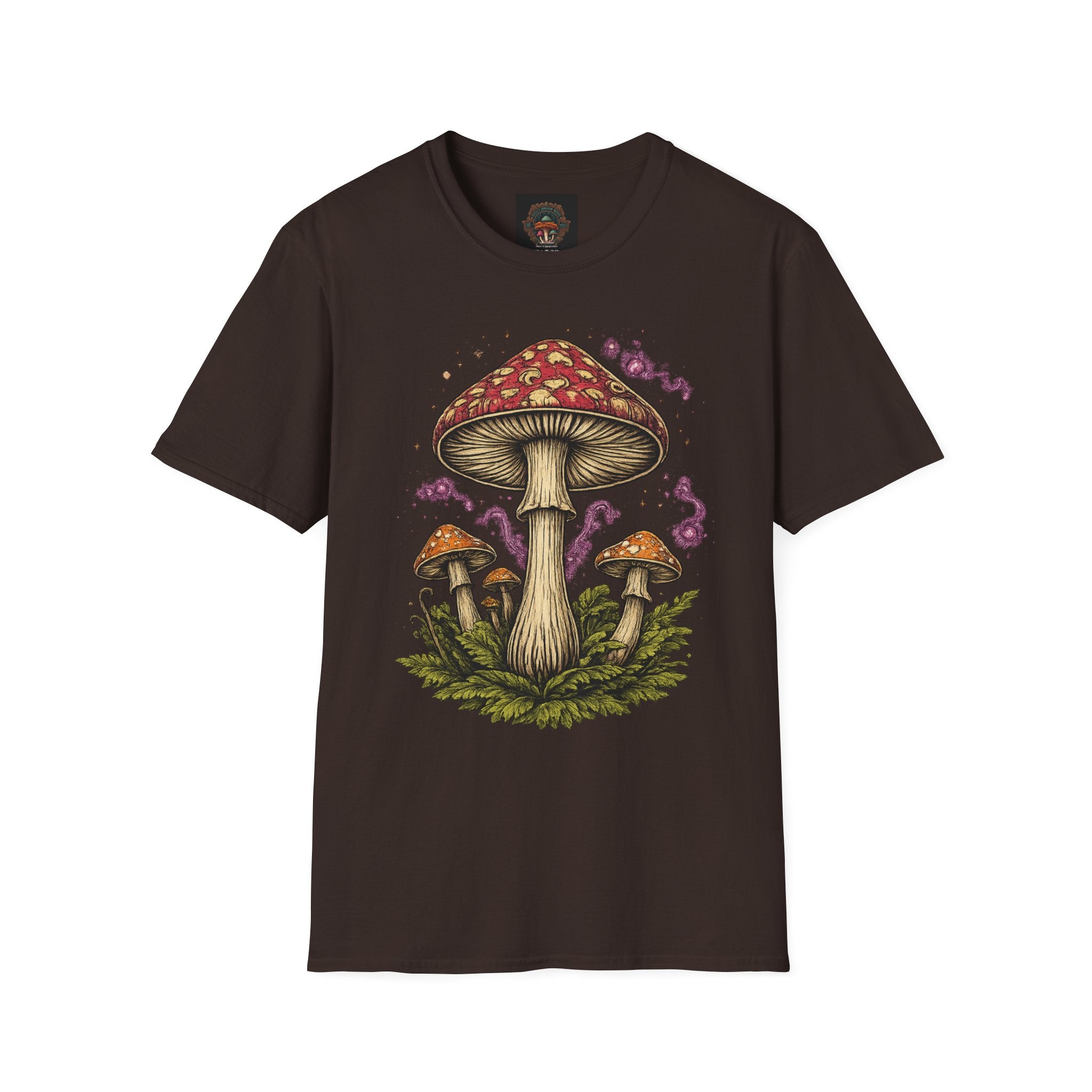 Mushroom Magic T-Shirt — Vintage Red Toadstool Illustration