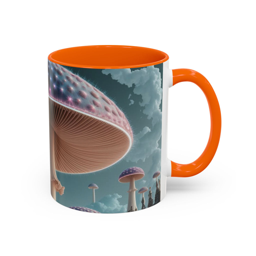 Mug: Mystical Glow Mushroom Coffee Mug — Psychedelic Fantasy Accent Mug