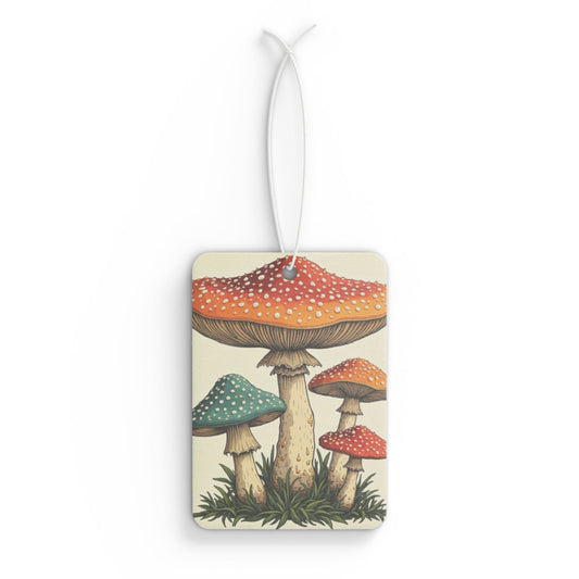 🍄🌈 “Spore Squad” Air Freshener – Happy Fungi Family Edition 👨‍👩‍👧‍👦🌿