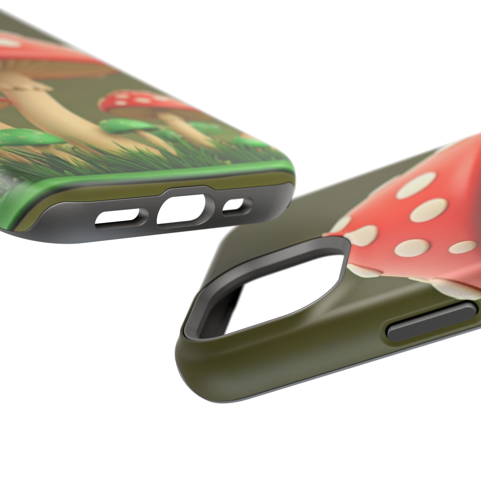 🍄🔥Golden Glow Mushroom Phone Case – Nature Meets Radiance" 🍄✨📱