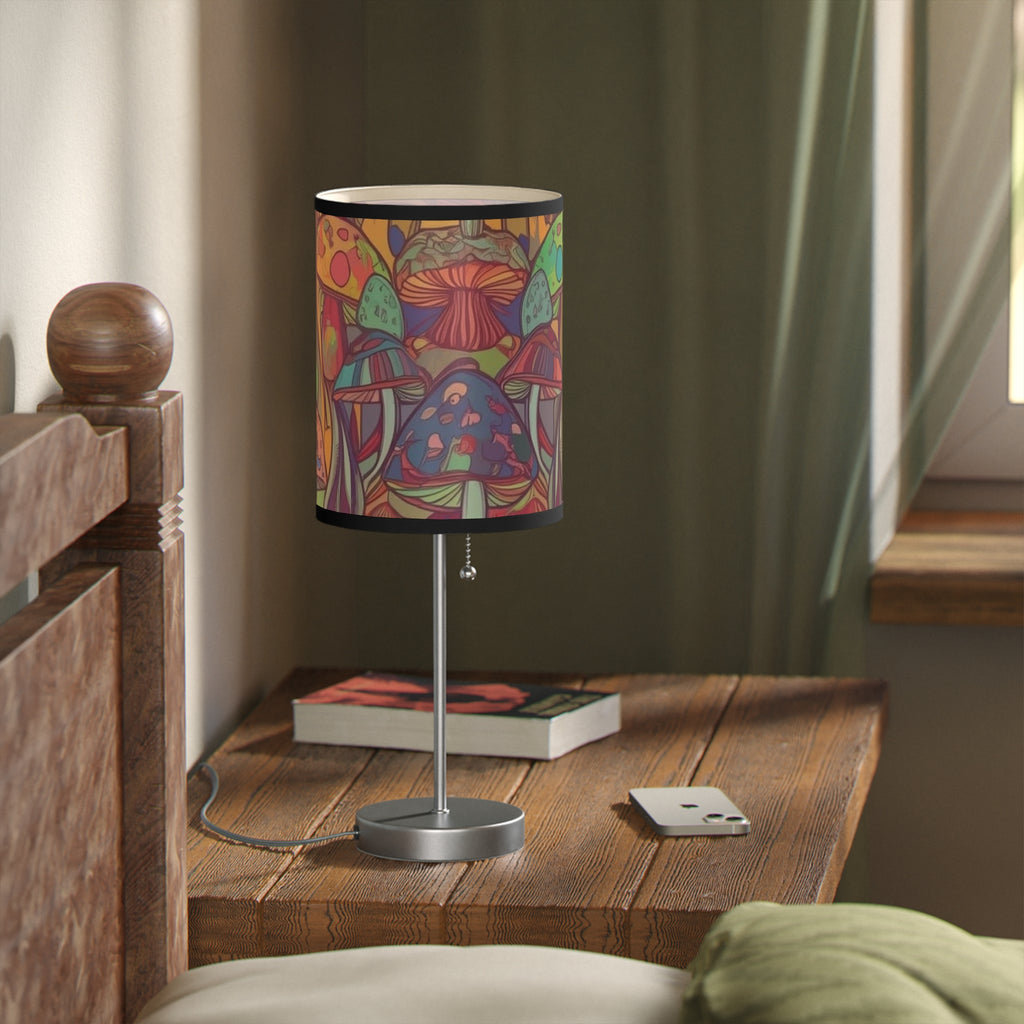 🍄🌈✨Enchanted Shroom Lamp – Mystical Glow for Your Space🍄✨💡