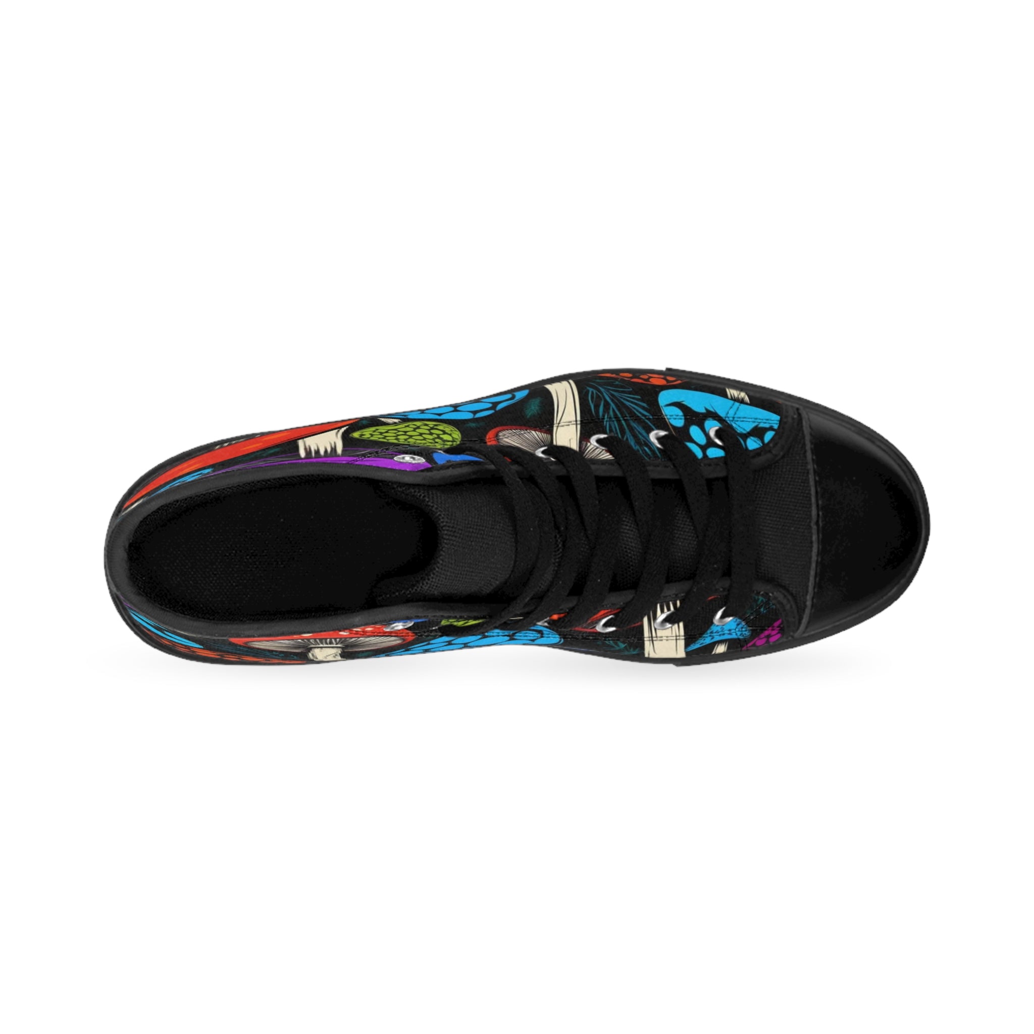 🍄 Mystic Forest High-Top Sneakers – Walk Boldly Into Magic