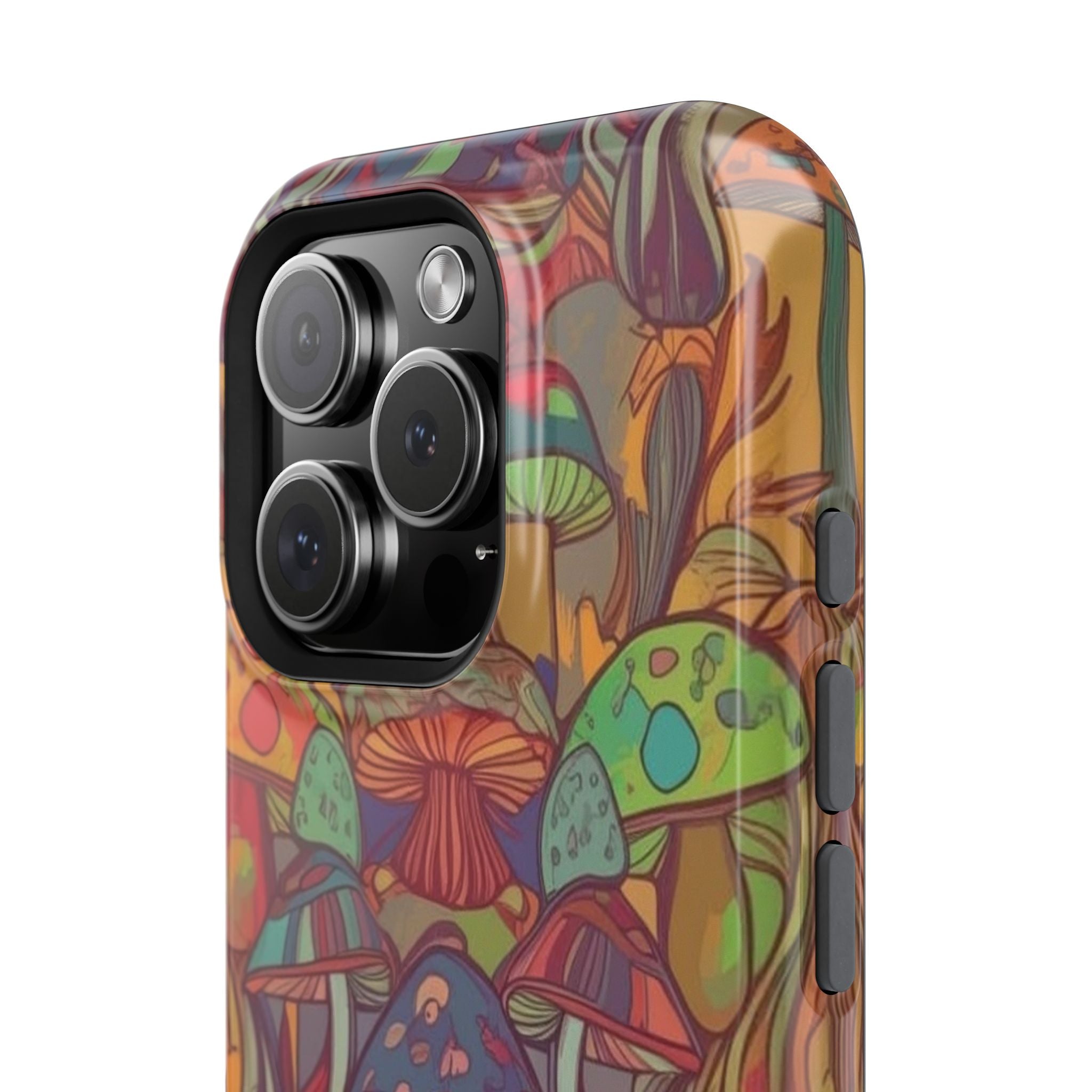 Mushroom Grove Impact-Resistant Case, Unique Phone Cover for Nature Lovers, Mushroom Art Gifts, Phone Accessories for Festivals, [...]